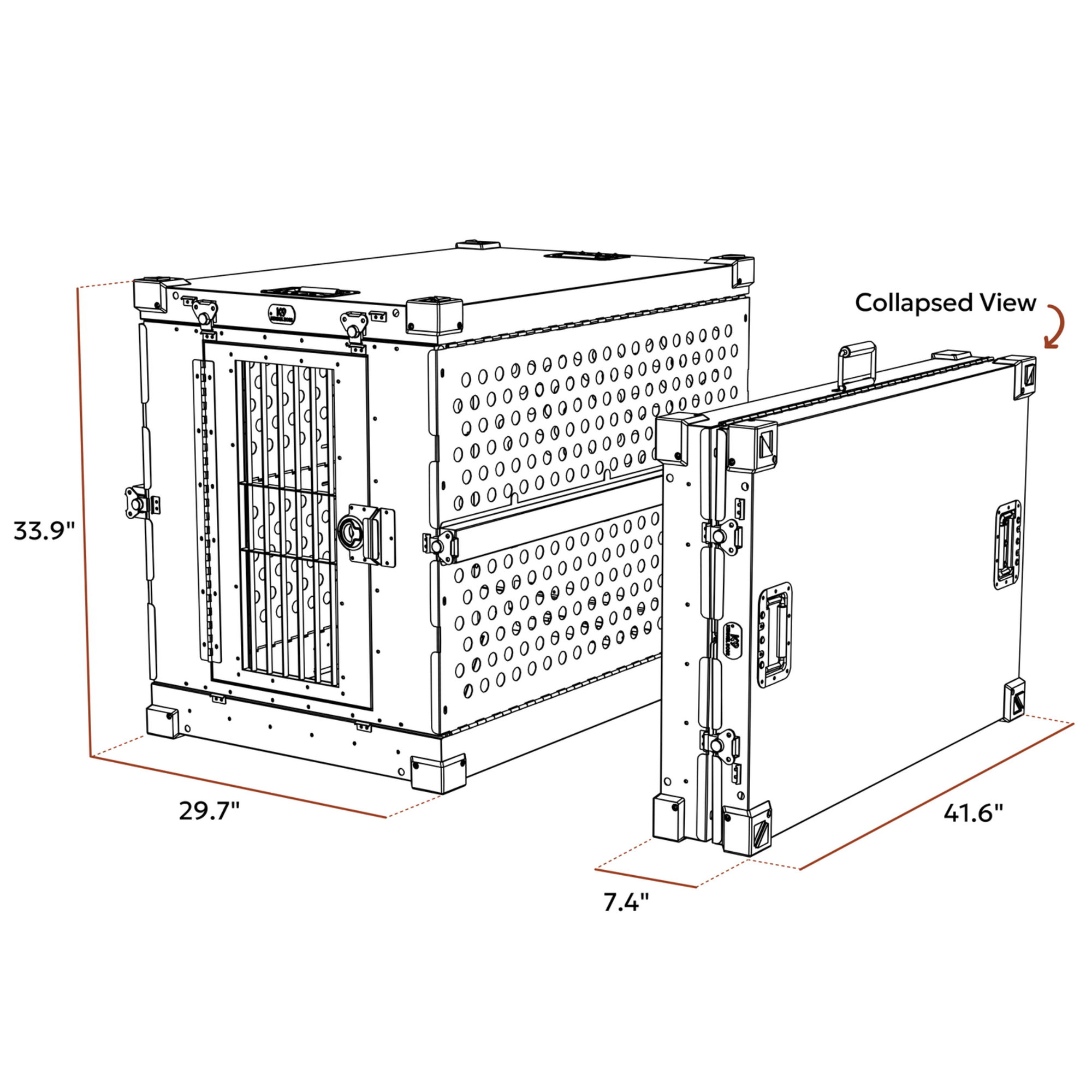 K9 Kennel Boss Hundebox Aluminium | 5771040200_9.png
