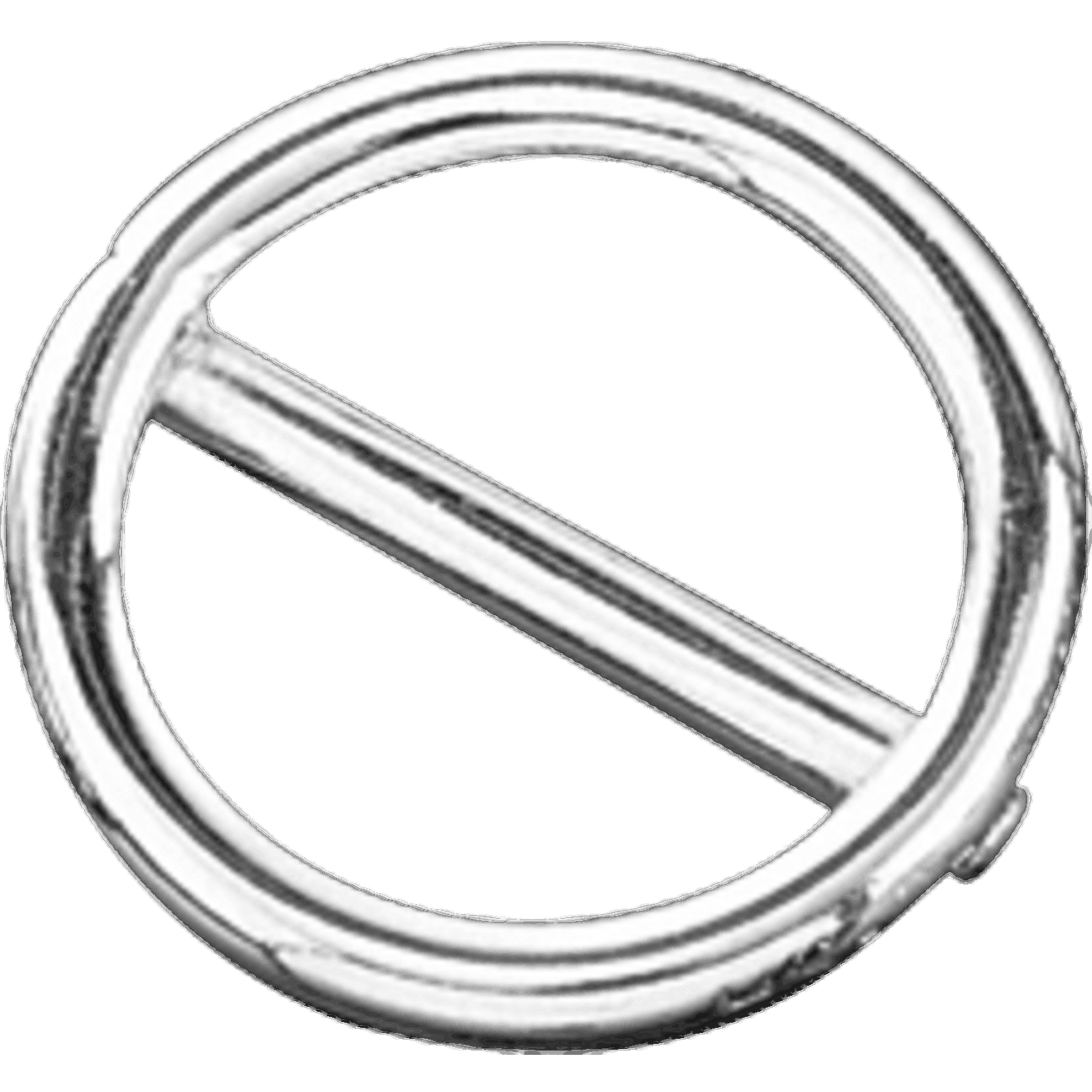 Ring mit Steg Stahl vernickelt | 69523_01.png
