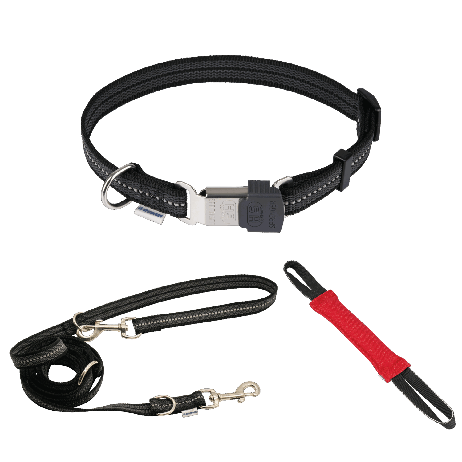 Bundle verstellbares Halsband + 2 3 m gummierte Leine 3 fach verstellbar + Bringsel | Bundle_9_71.png | 1731102292