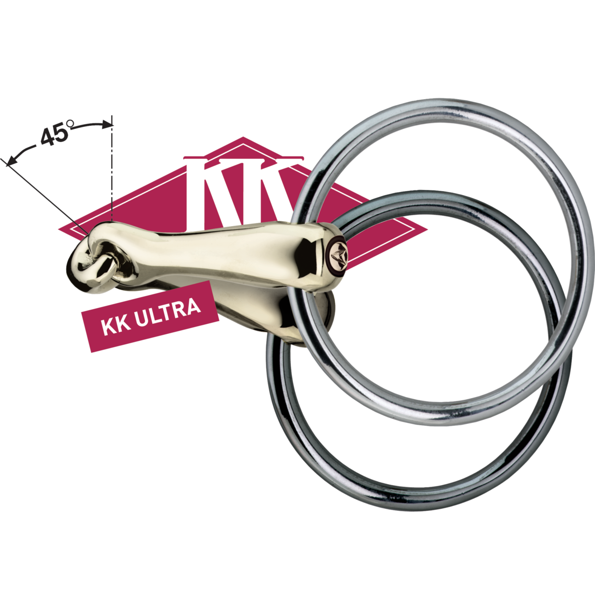 KK ULTRA Aufziehtrense 16 mm Sensogan | Logo_KK_ULTRA_mit_45_Grad_Winkel_Sensogan.png