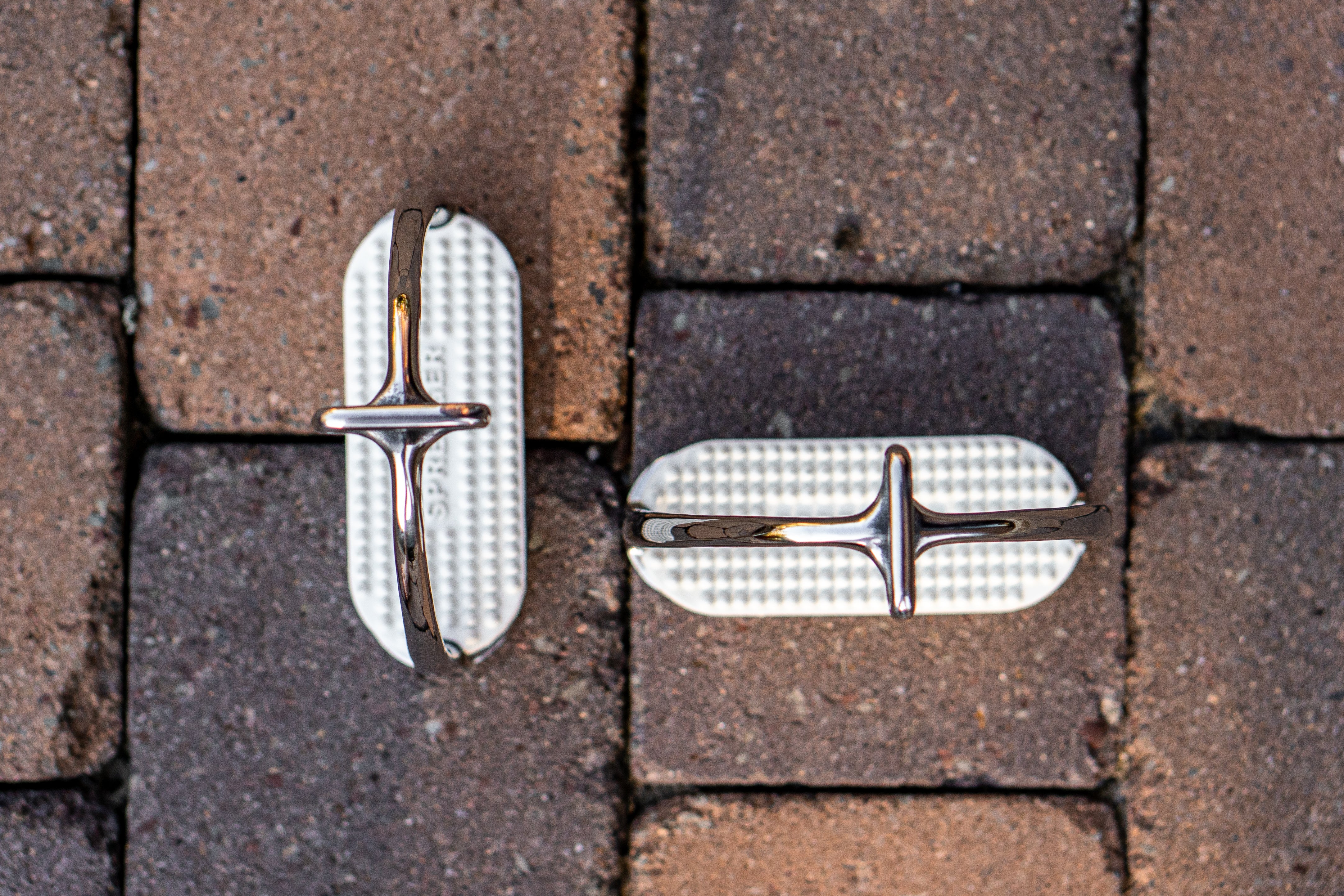 Fillis Steigbügel mit weißer Einlage obere Sicht