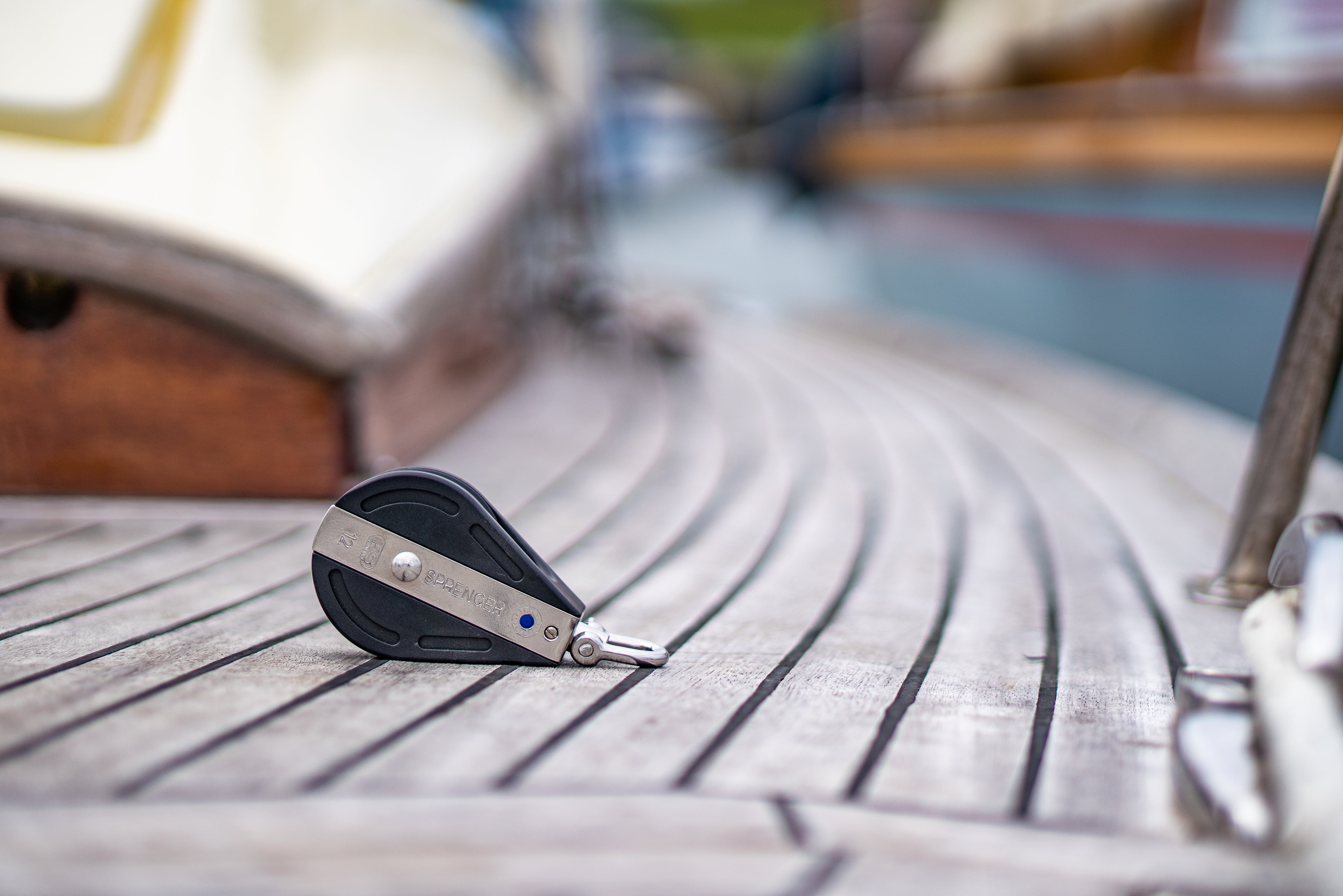 Gleitlager liegend auf dem Deck
