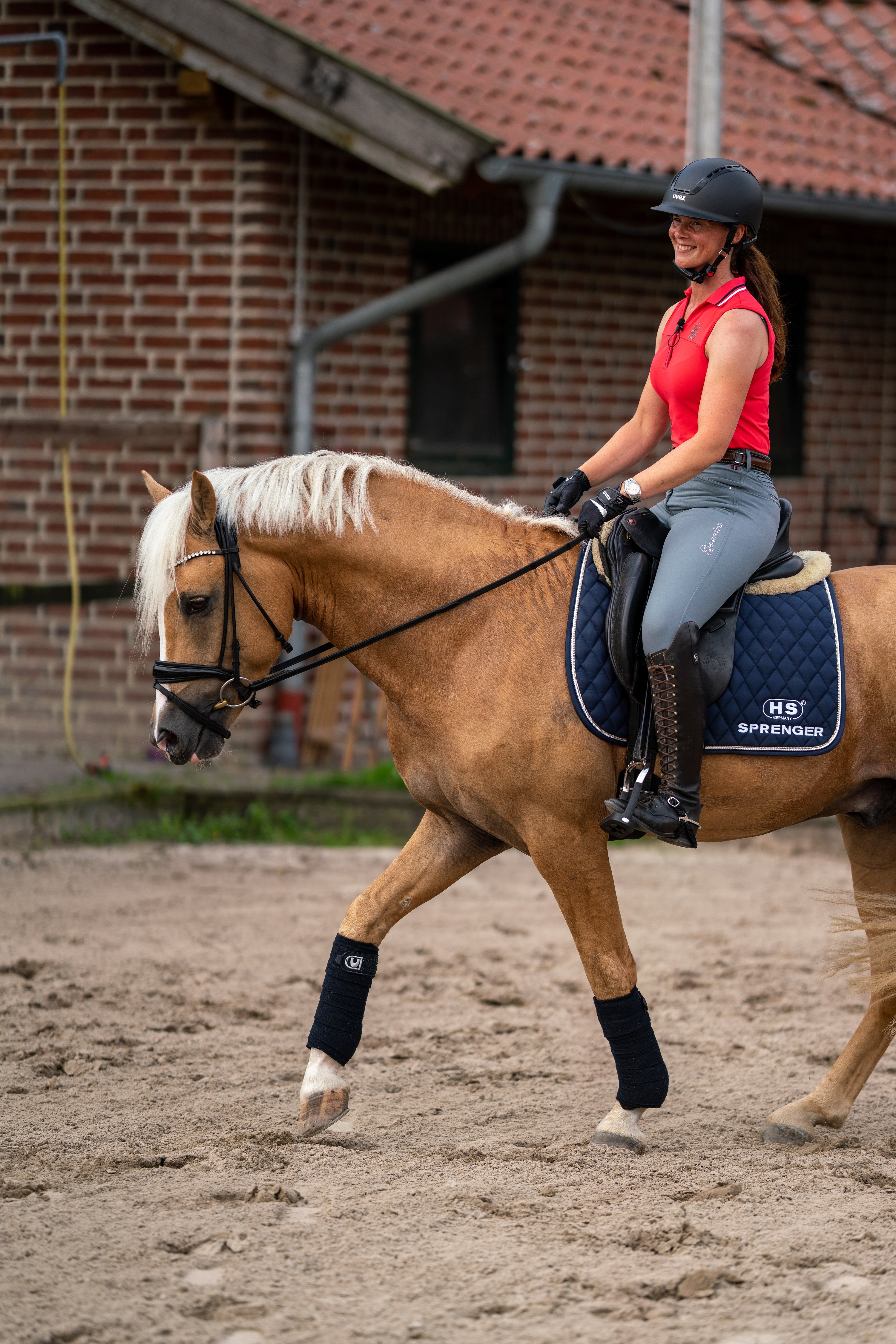 Jessica Süss beim Reiten
