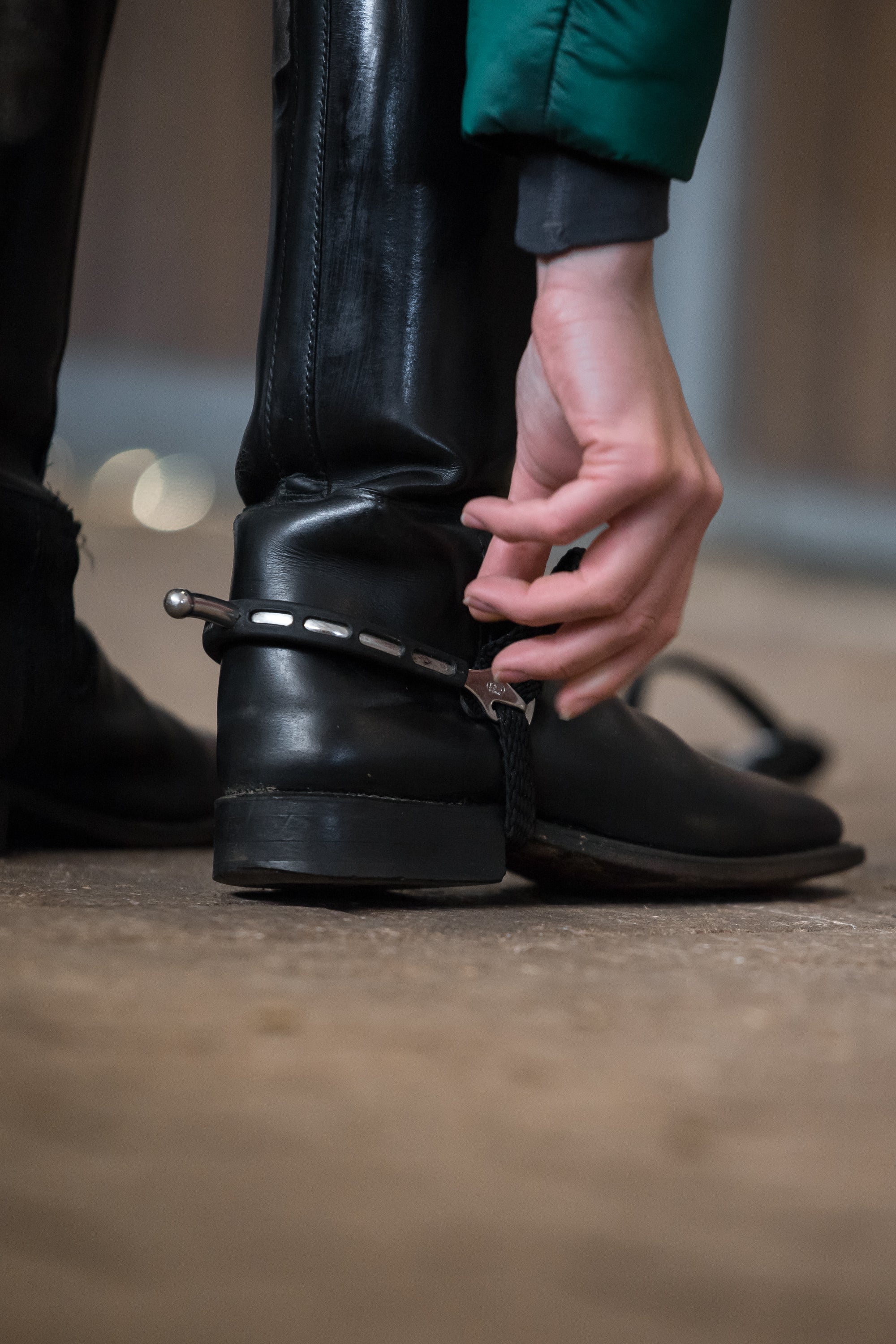 BootProtect spurs with Balkenhol fastening - Stainless steel matt