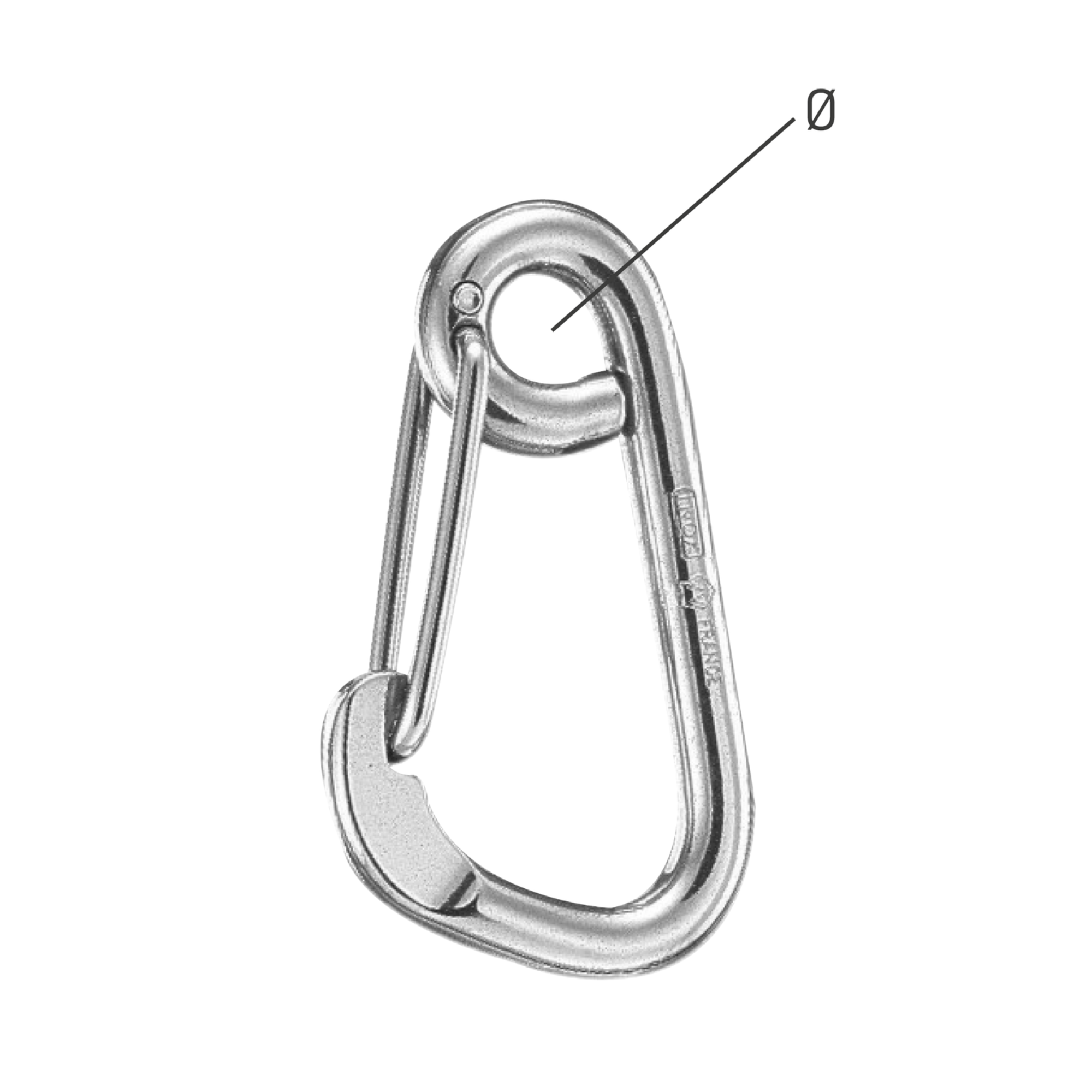 Karabinerhaken Edelstahl Rostfrei asymmetrisch | 31324_55_Katalog.png