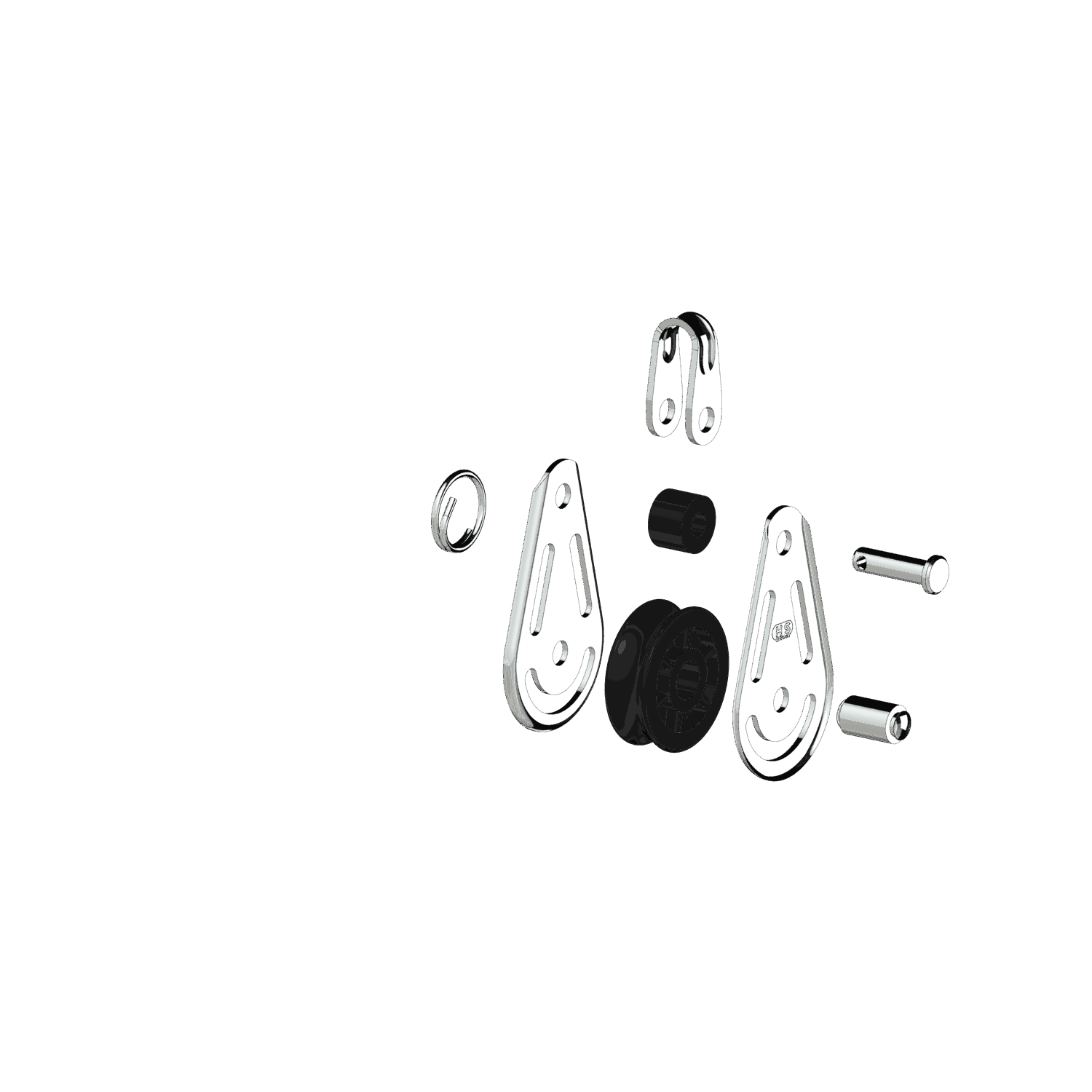 Gleitlager Block 8 mm 1 Rolle Bügel | 3500100055_Explo01.png | 1731101542