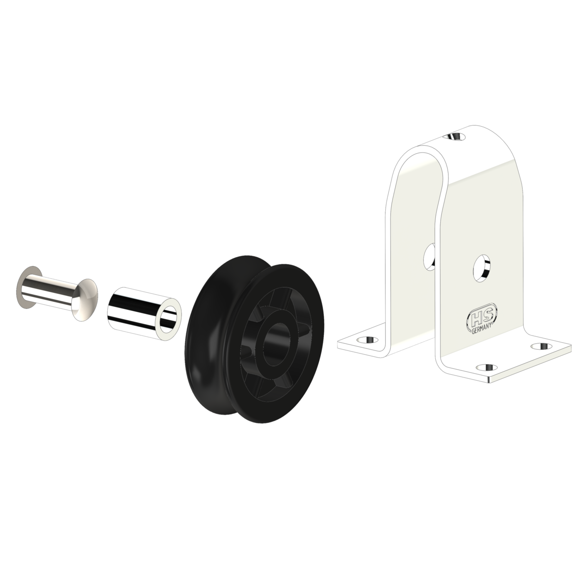 Stehblock Gleitlager 6 mm 1 Rolle | 3511100255_Explo01.png