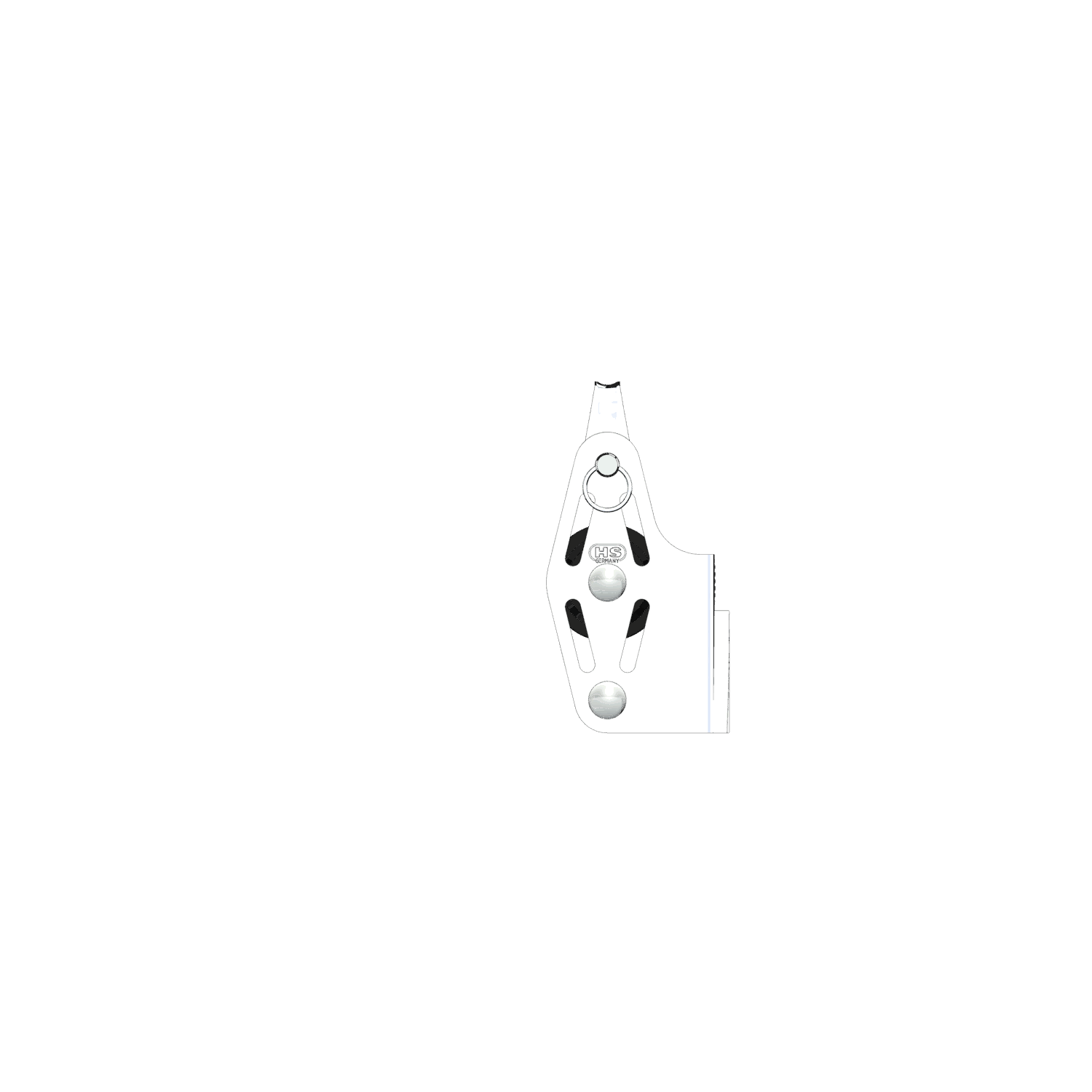 V Klemmenblock Gleitlager 6 mm 1 Rolle Hundsfott Bügel | 3512000155_Seitenansicht01.png | 1731101538