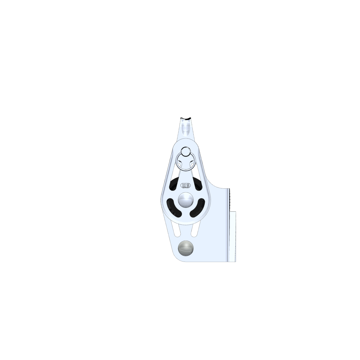 V Klemmenblock Gleitlager 6 mm 2 Rollen Hundsfott Bügel | 3512000255_Seitenansicht02.png | 1731101539