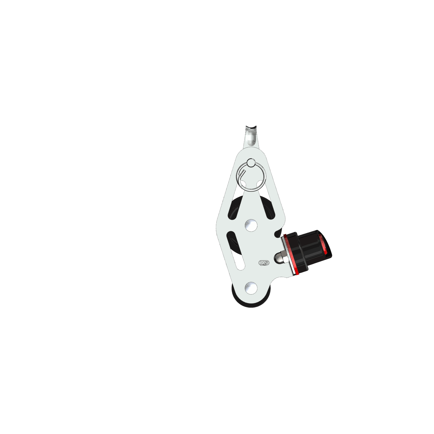 Niederholer Block Gleitlager 6 8 mm 2 Rollen Bügel Schotklemme | 3512300155_Seitenansicht01.png | 1731101540