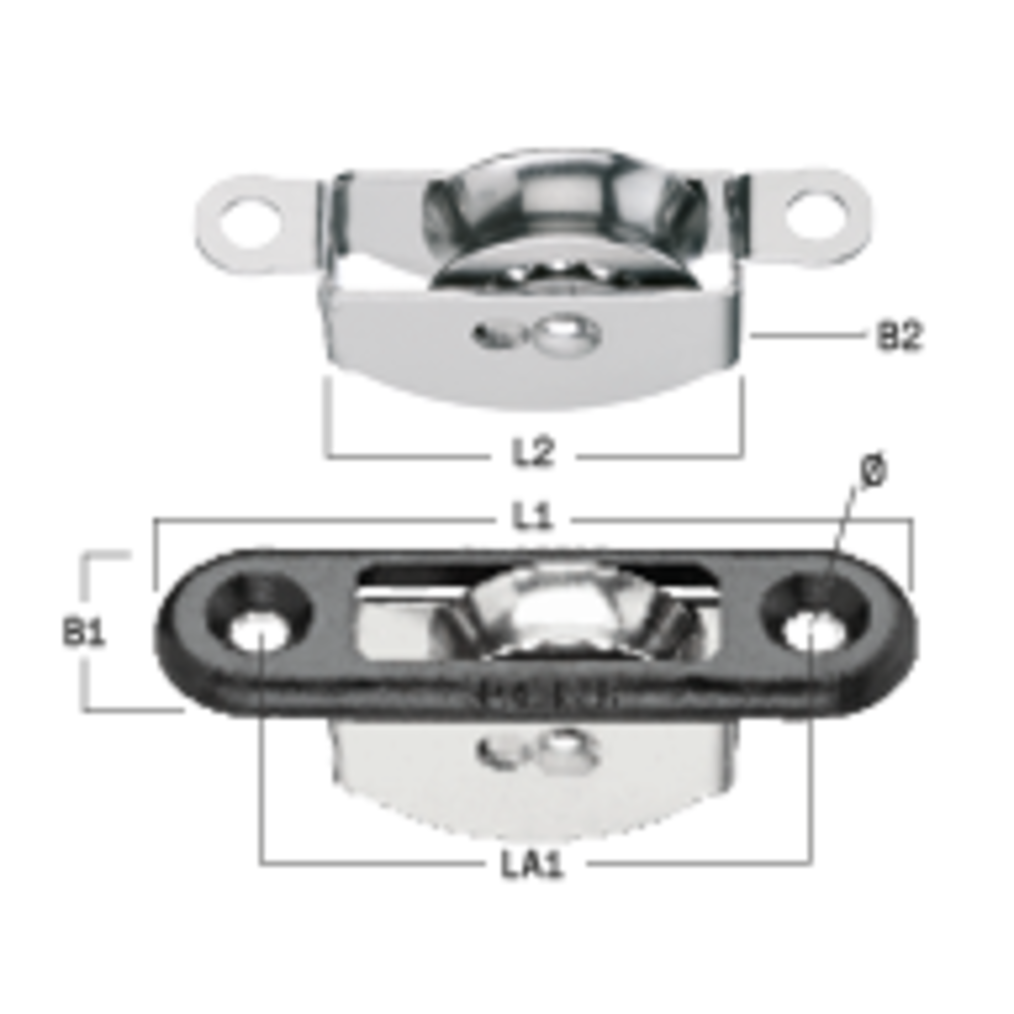 Einlassblock Kugellager 8 mm 1 Rolle | 3521561055.png