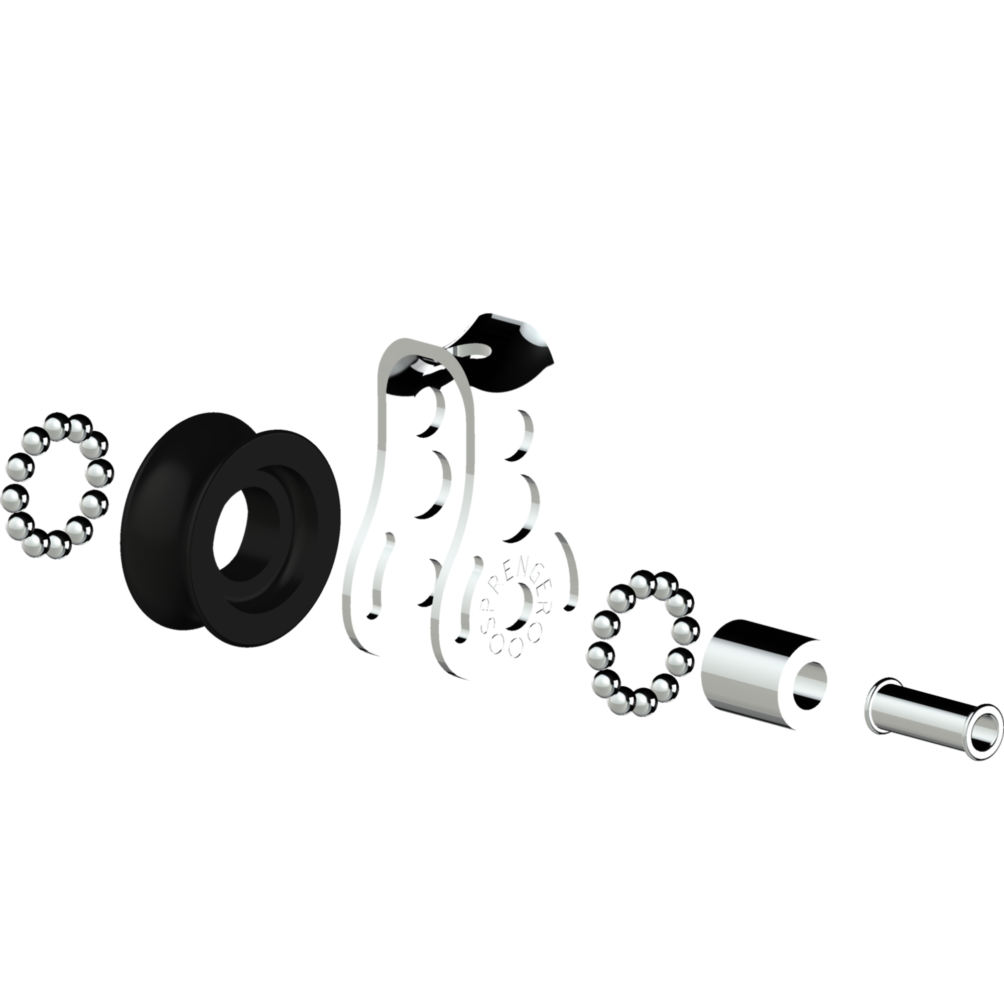Micro XS Block Kugellager 6 mm 1 Rolle durchgehender Bügel | 3532060055_Explo01_1.png
