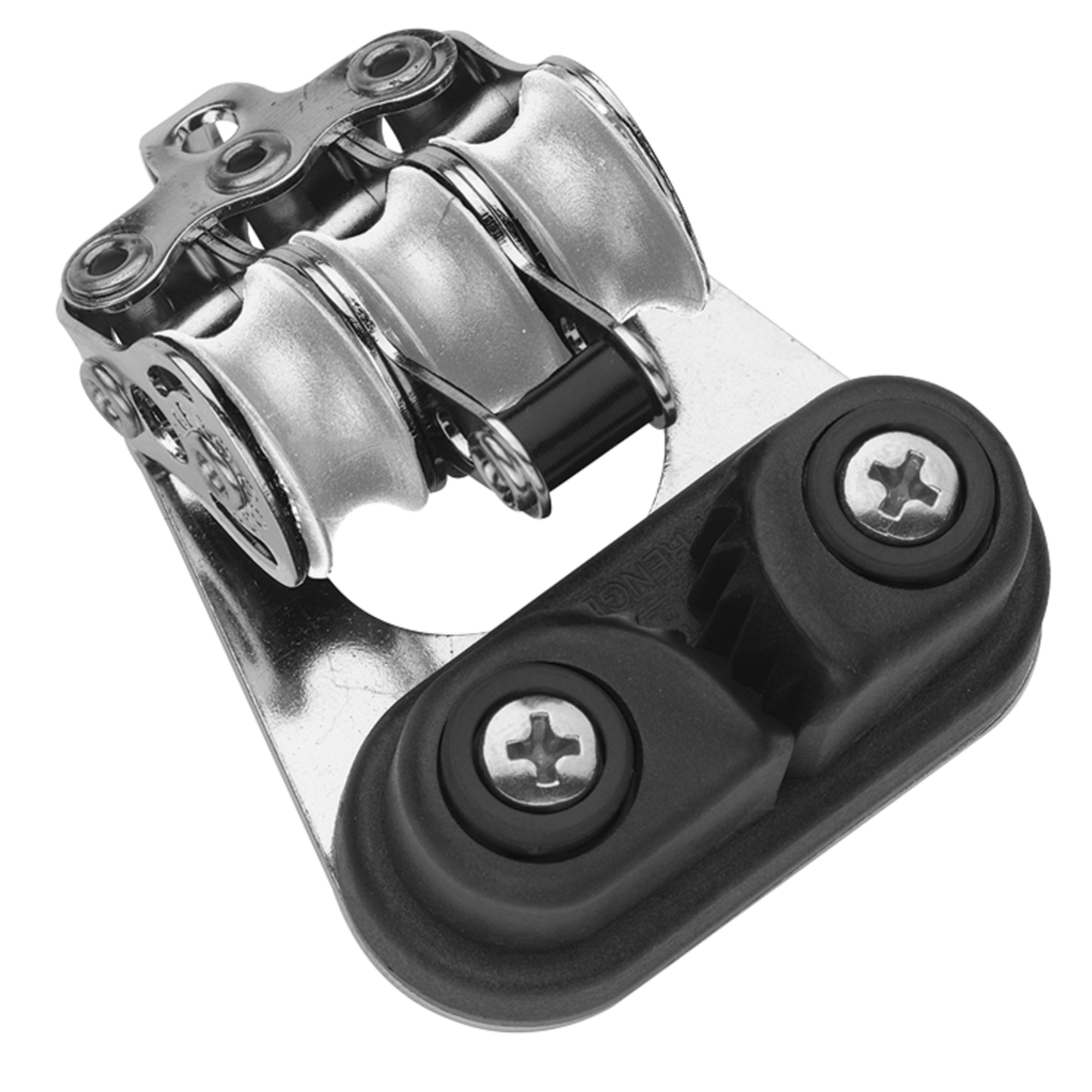 Micro XS Block für Draht 4 mm Kugellager 3 Rollen Schotklemme Hundsfott Bügel | 3532765055.png