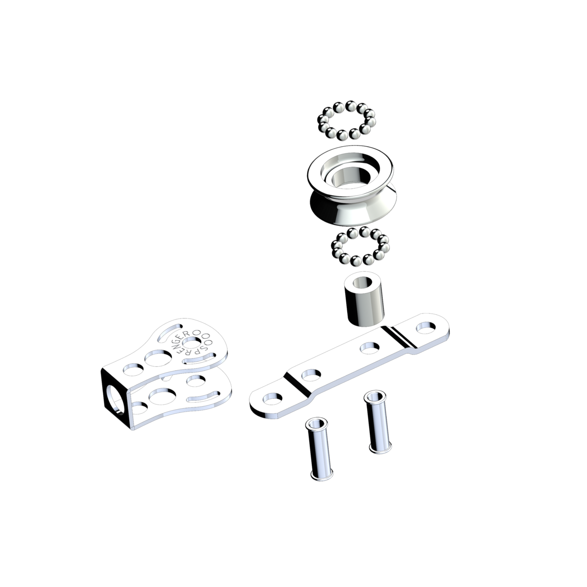 Micro XS Liegeblock für Draht 4 mm Kugellager 1 Rolle | 3532865055_Explo01.png