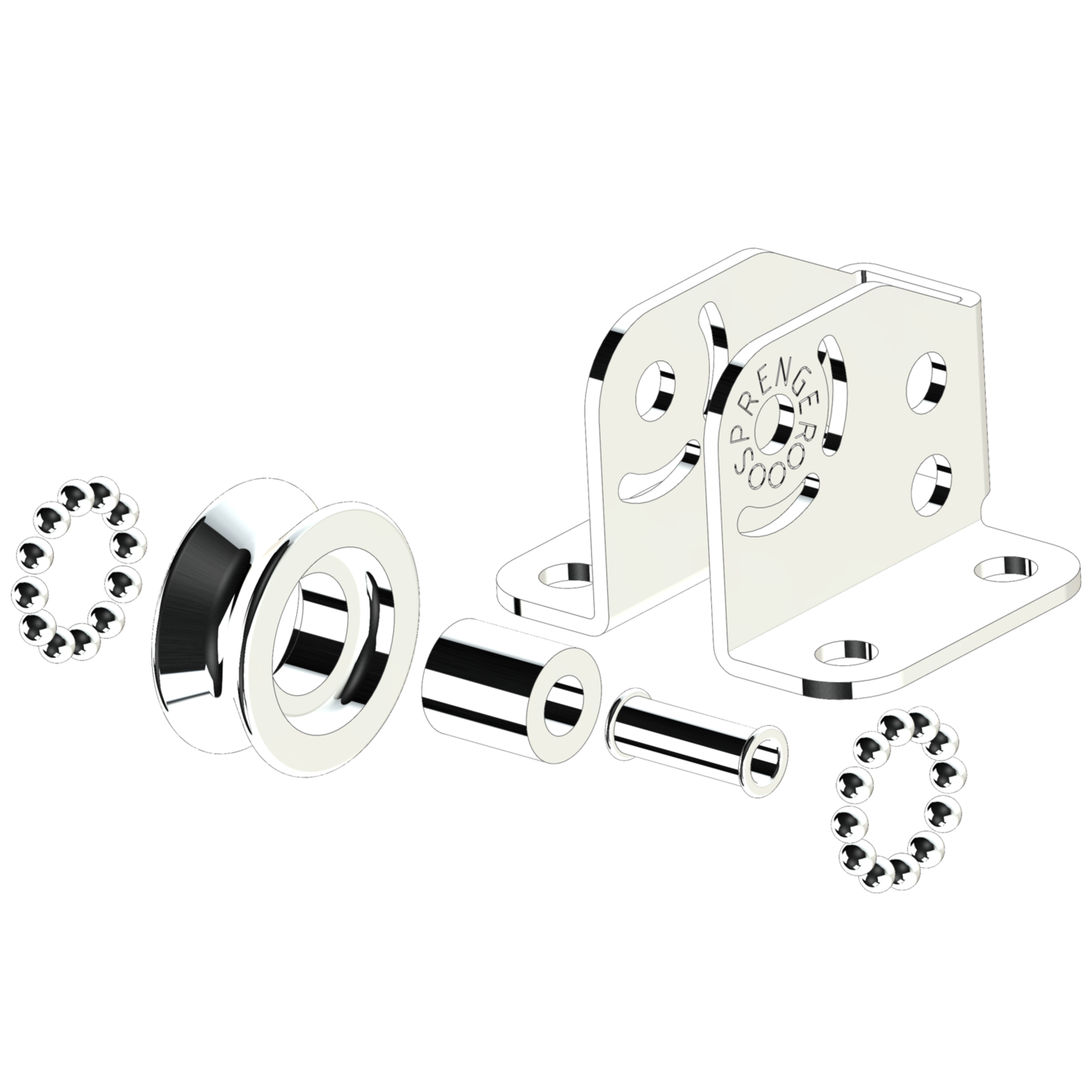 Micro XS Stehblock für Draht Kugellager 4 mm 1 Rolle | 3533165055_Explo01.png