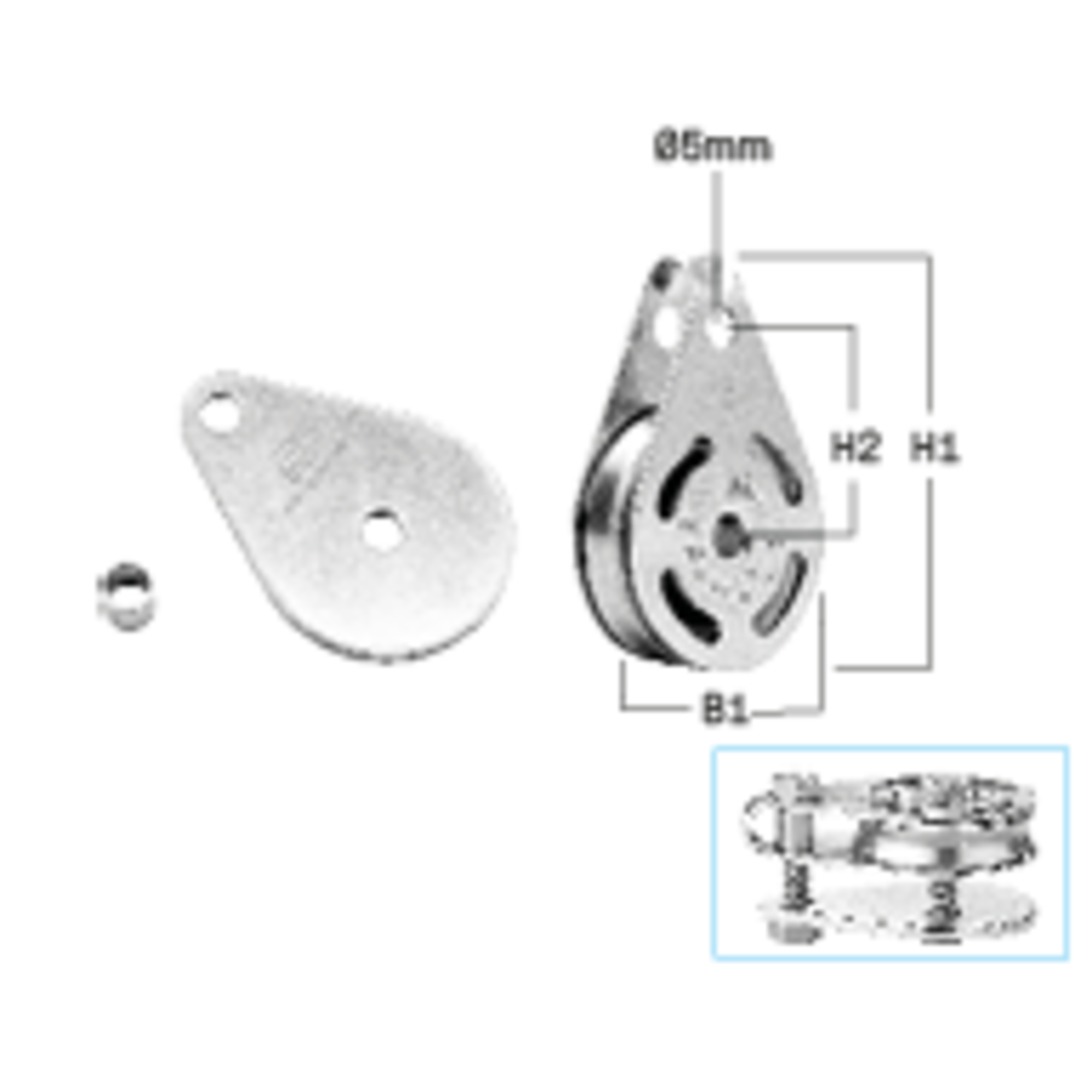 High Load Liegeblock Kugellager 4 6 mm 1 Rolle Hohlachsen | 3534165055.png