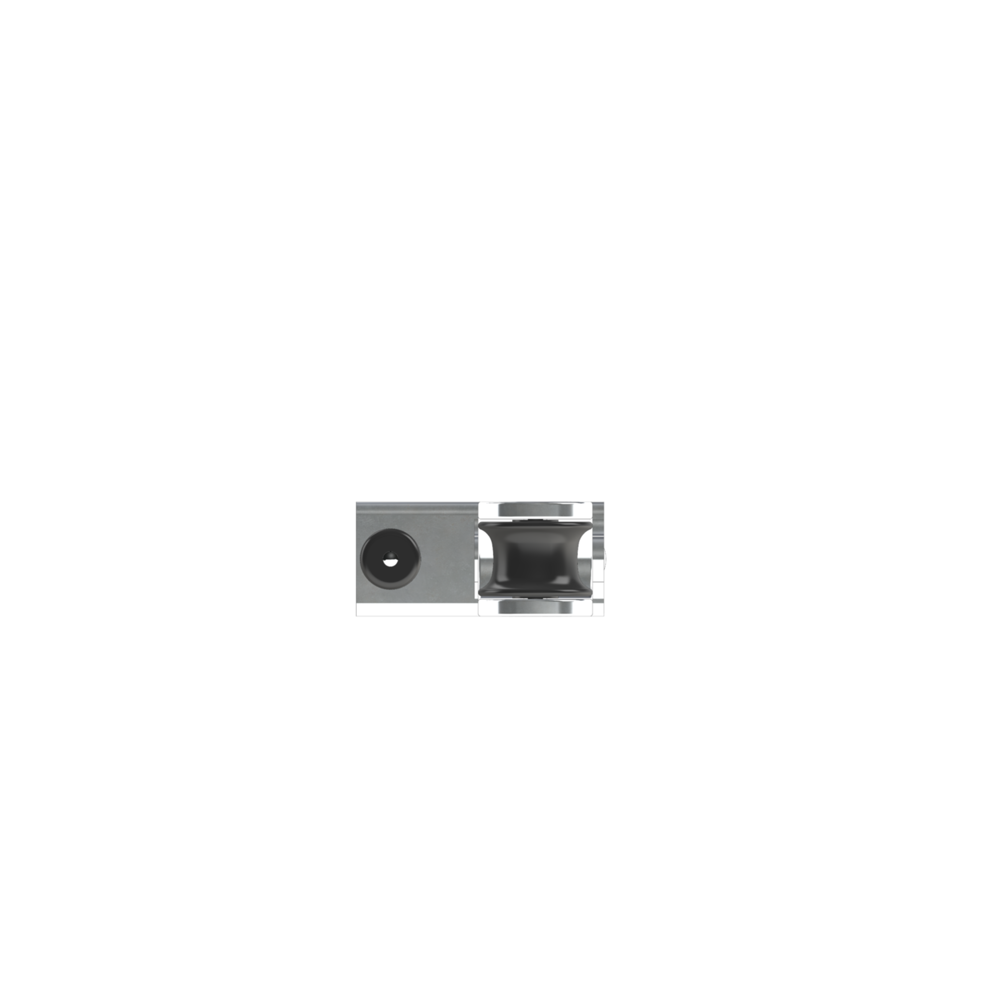 Genuaschlitten Gleitlager für Schiene 20 x 3 mm | 3545820054_Draufsicht01.png