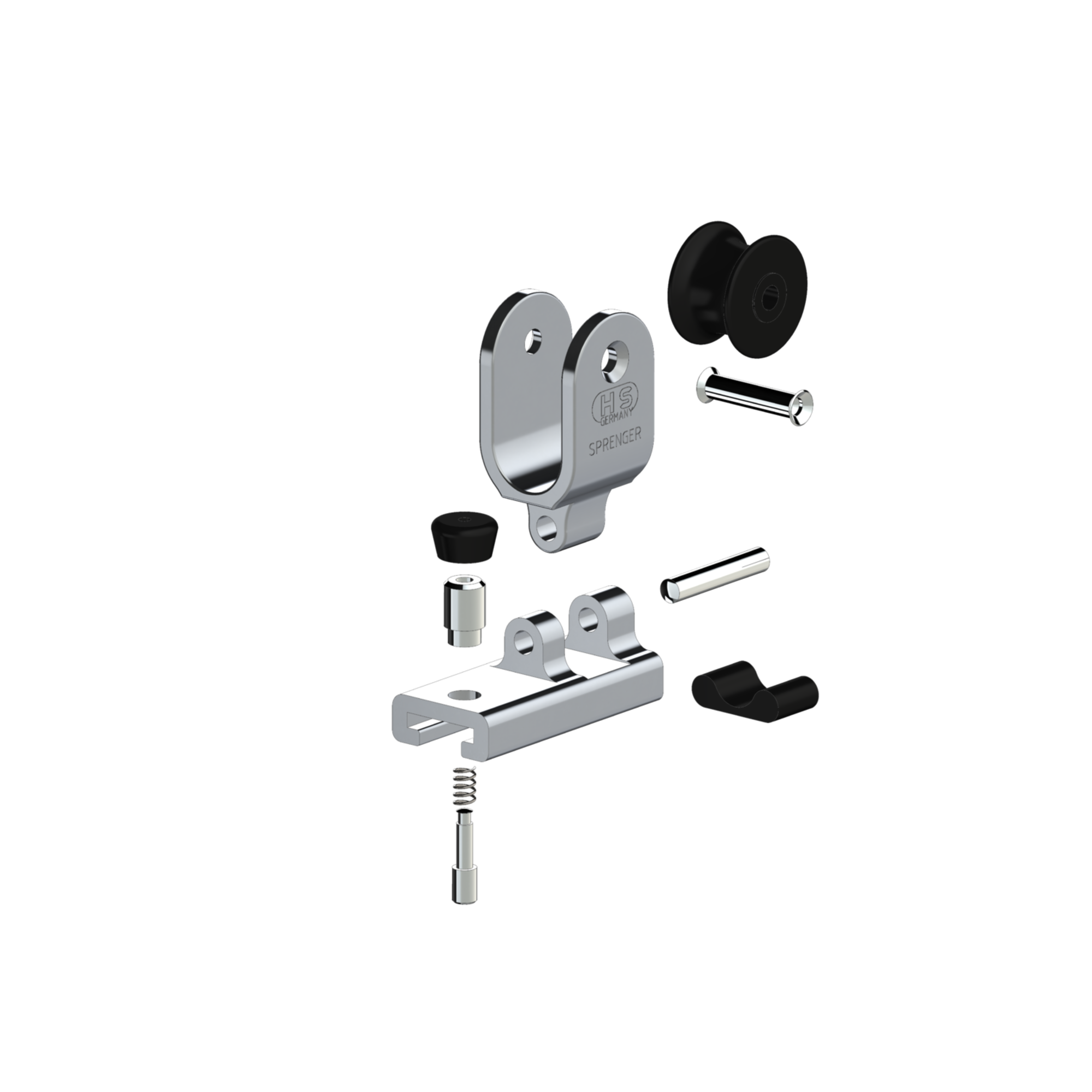Genuaschlitten Gleitlager für Schiene 20 x 3 mm | 3545820054_Explo01.png