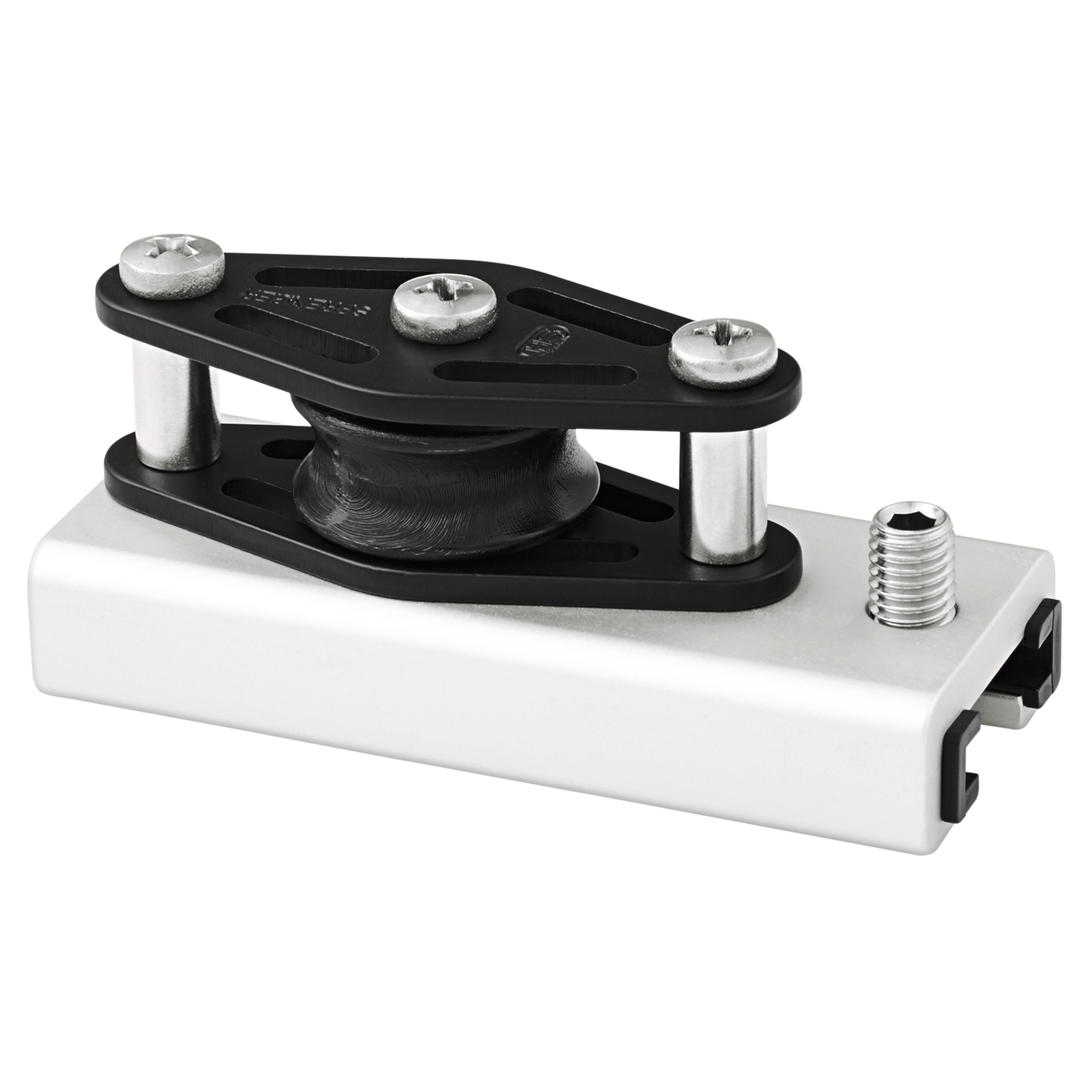 Endstück zu Genua Schlitten Cockpitverstellung für 25 x 4 mm Schiene Liegeblock midi Gleitlager für 12 mm Tauwerk | 35461025054_CMYK.png