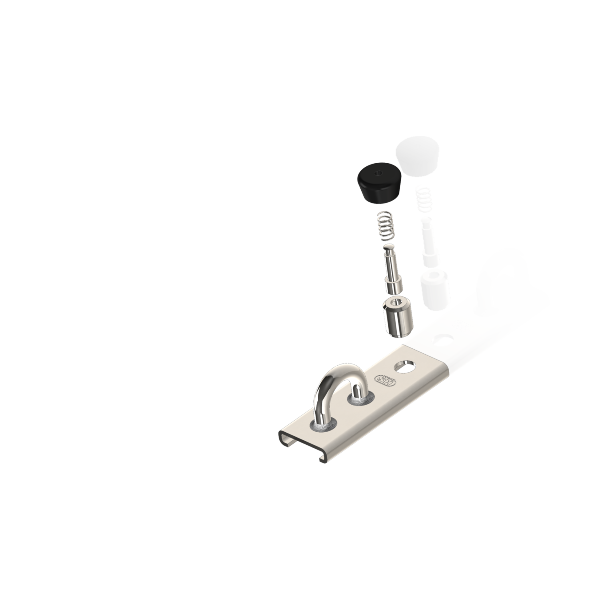 Schlitten für Schiene 25 x 4 mm Bügel | 3552202055_Explo01.png