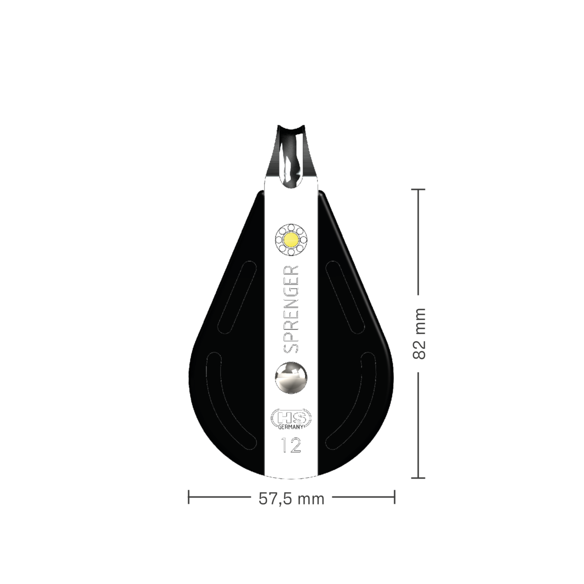 S Block Gleitlager 12 mm 1 Rolle durchgehender Bügel | 3565010255_Skizze.png