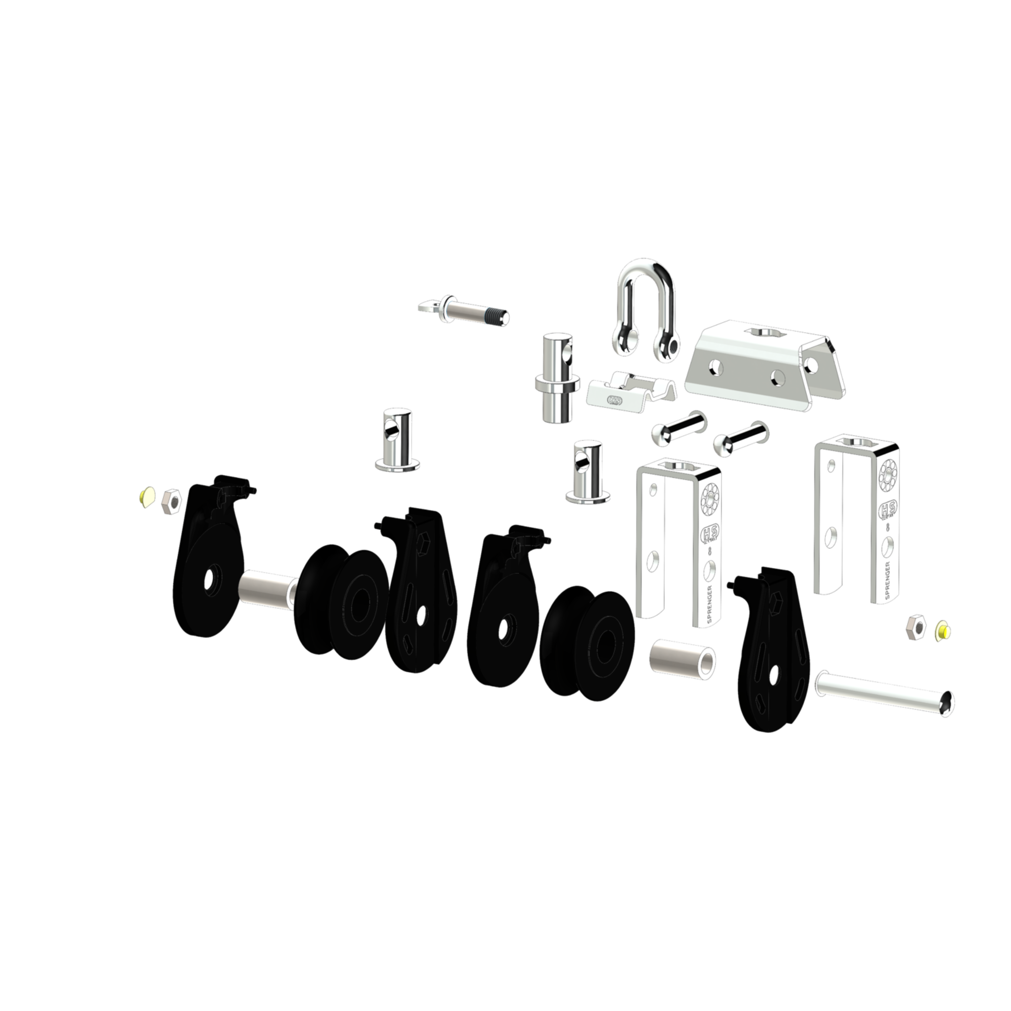 S Block Gleitlager 8 mm 2 Rollen Arretierset | 3565120000_Explo01.png