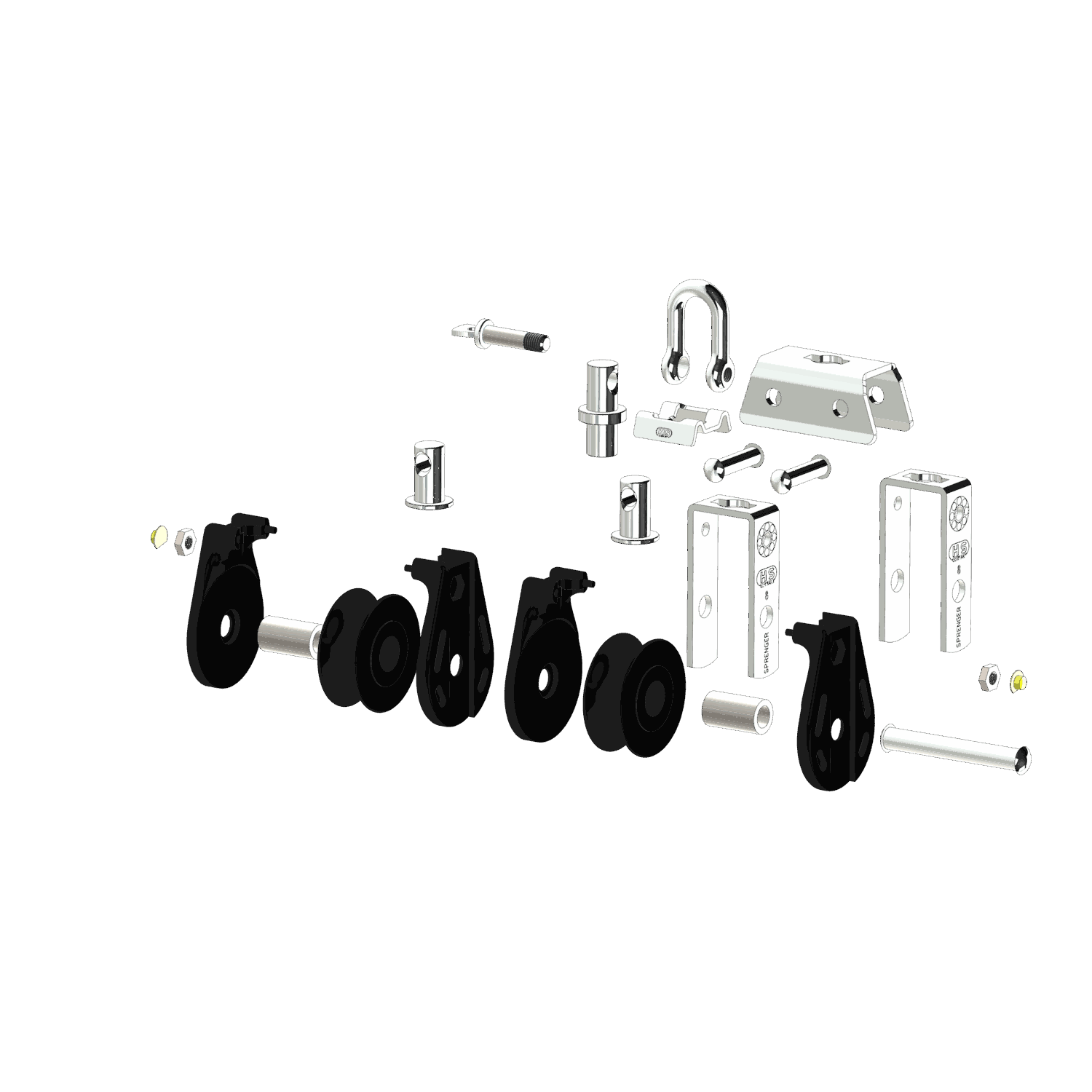 S Block Gleitlager 8 mm 2 Rollen Arretierset | 3565120000_Explo01.png | 1731101568
