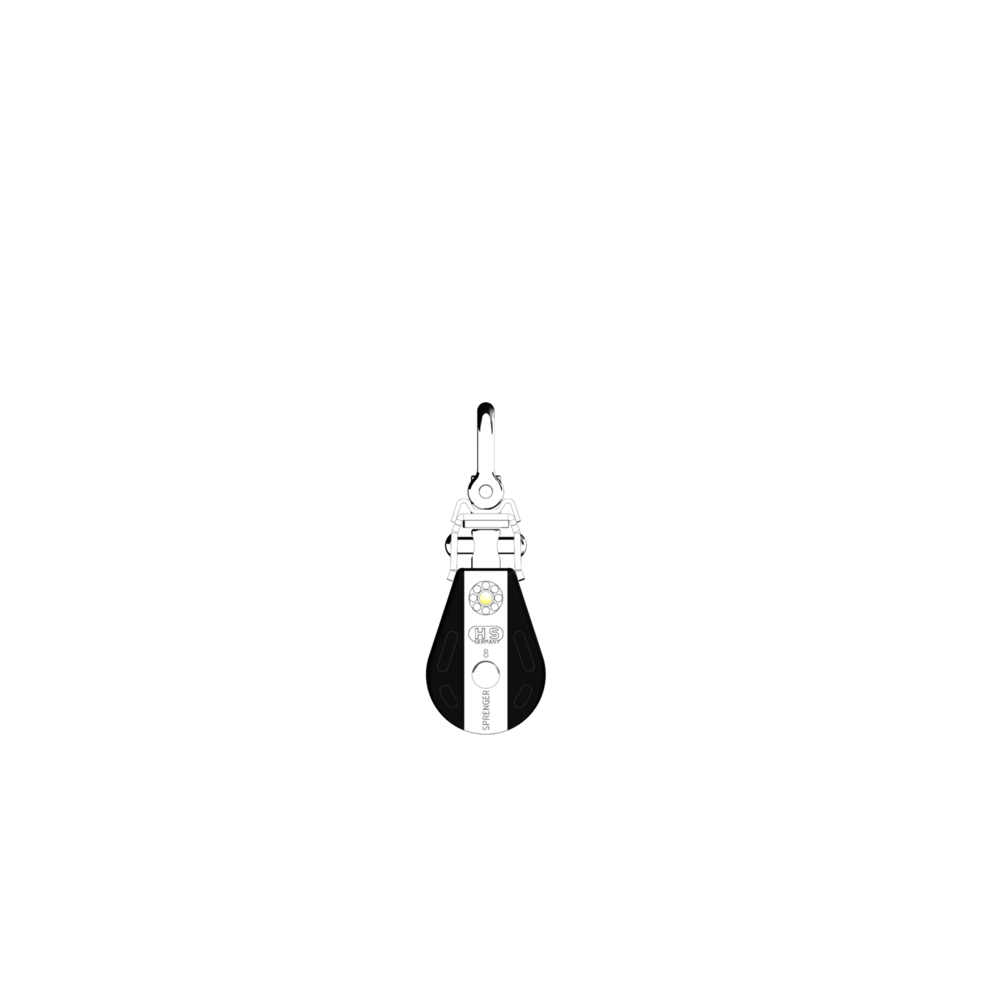 S Block Gleitlager 8 mm 3 Rollen Arretierset | 3565220000_Seitenansicht01.png