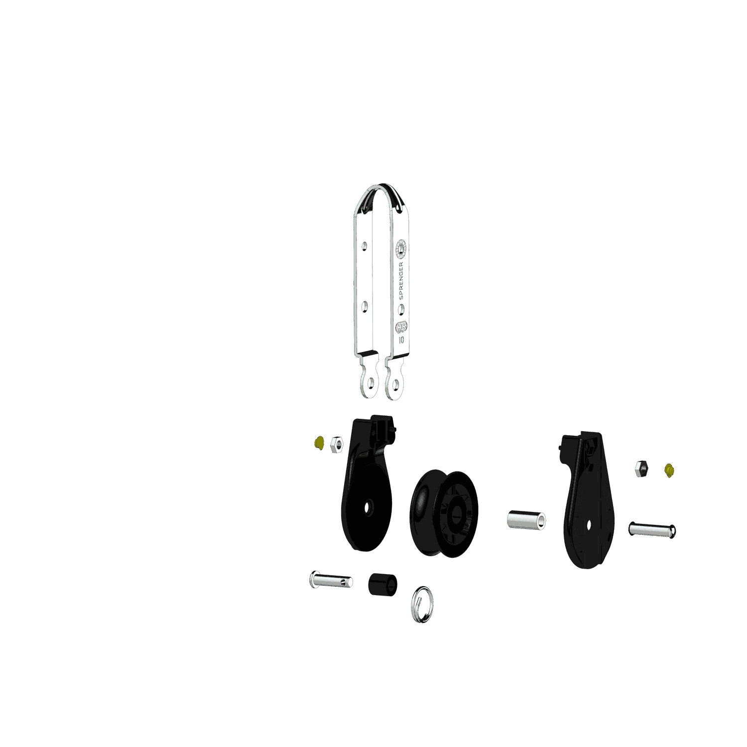 S Block Gleitlager 10 mm 1 Rolle durchgehender Bügel Hundsfott | 3565310155_Explo01.png | 1731101472