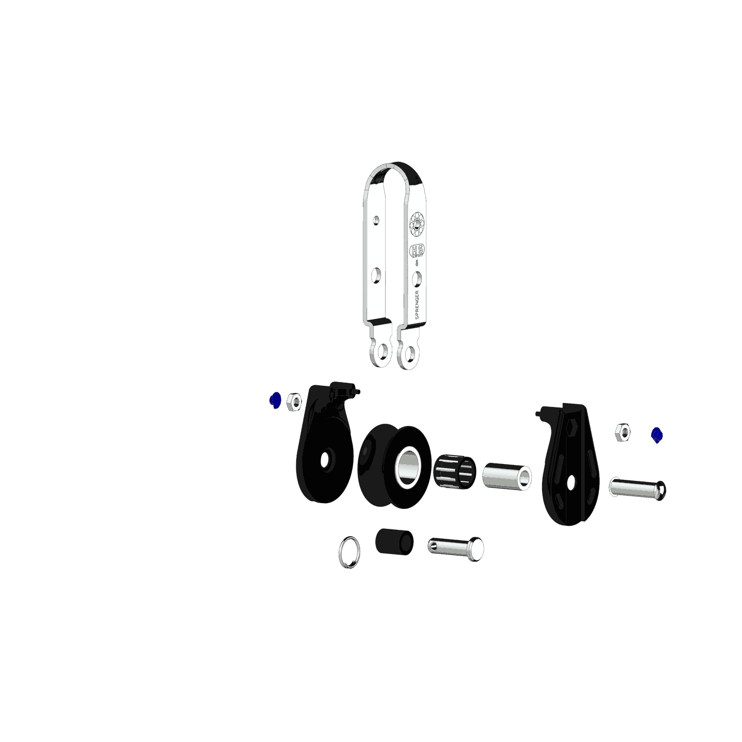 S Block Nadellager 8 mm 1 Rolle durchgehender Bügel Hundsfott | 3565330055_Explo01.png | 1731101576