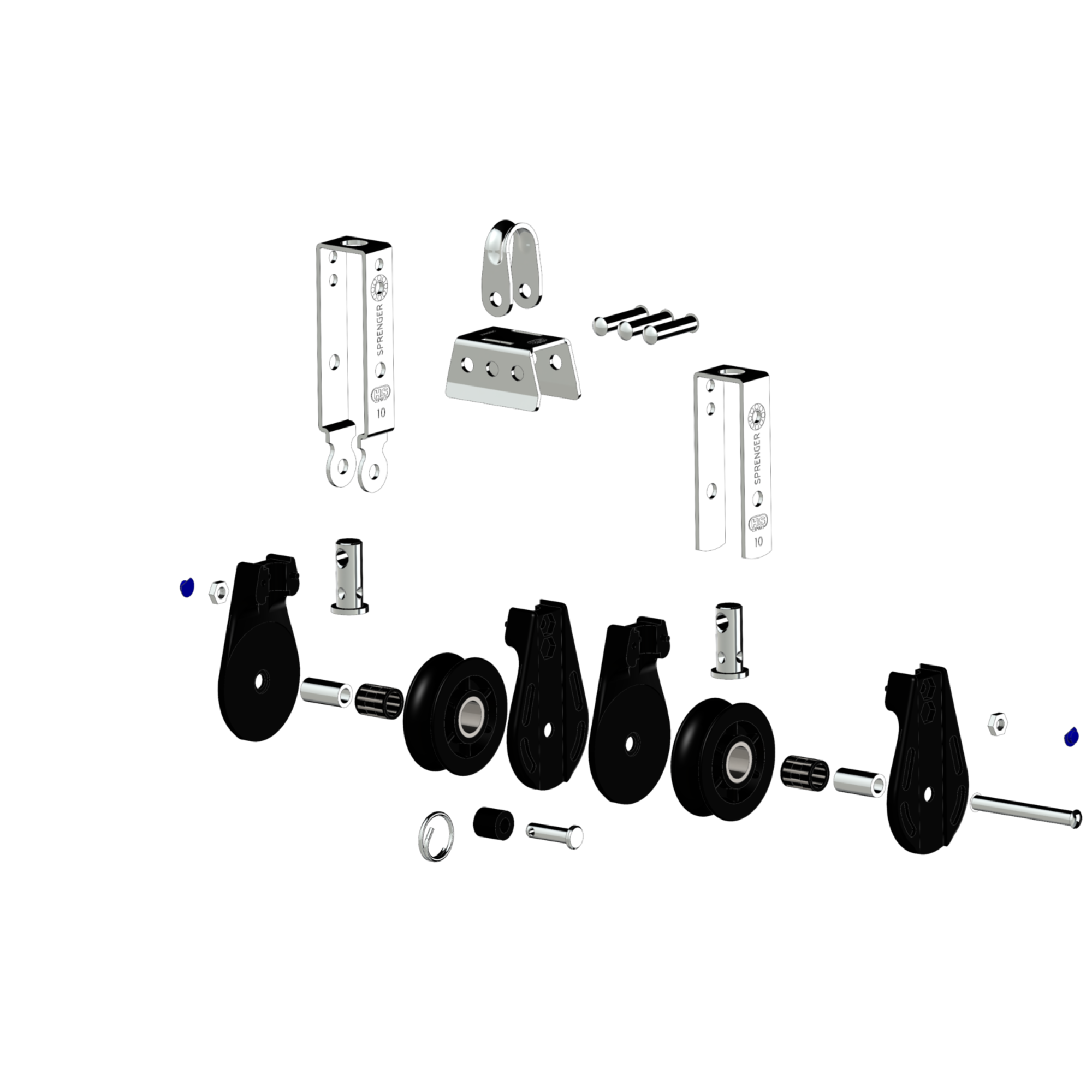 S Block Nadellager 10 mm 2 Rollen Bügel Hundsfott | 3565430155_Explo01.png