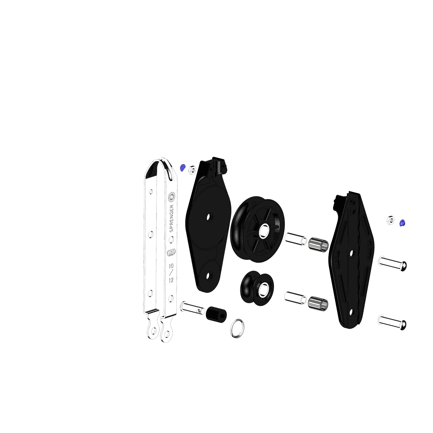 S Block Violinblock Nadellager 12 mm 2 Rollen Bügel Hundsfott | 3565631255_Explo01.png | 1731101518