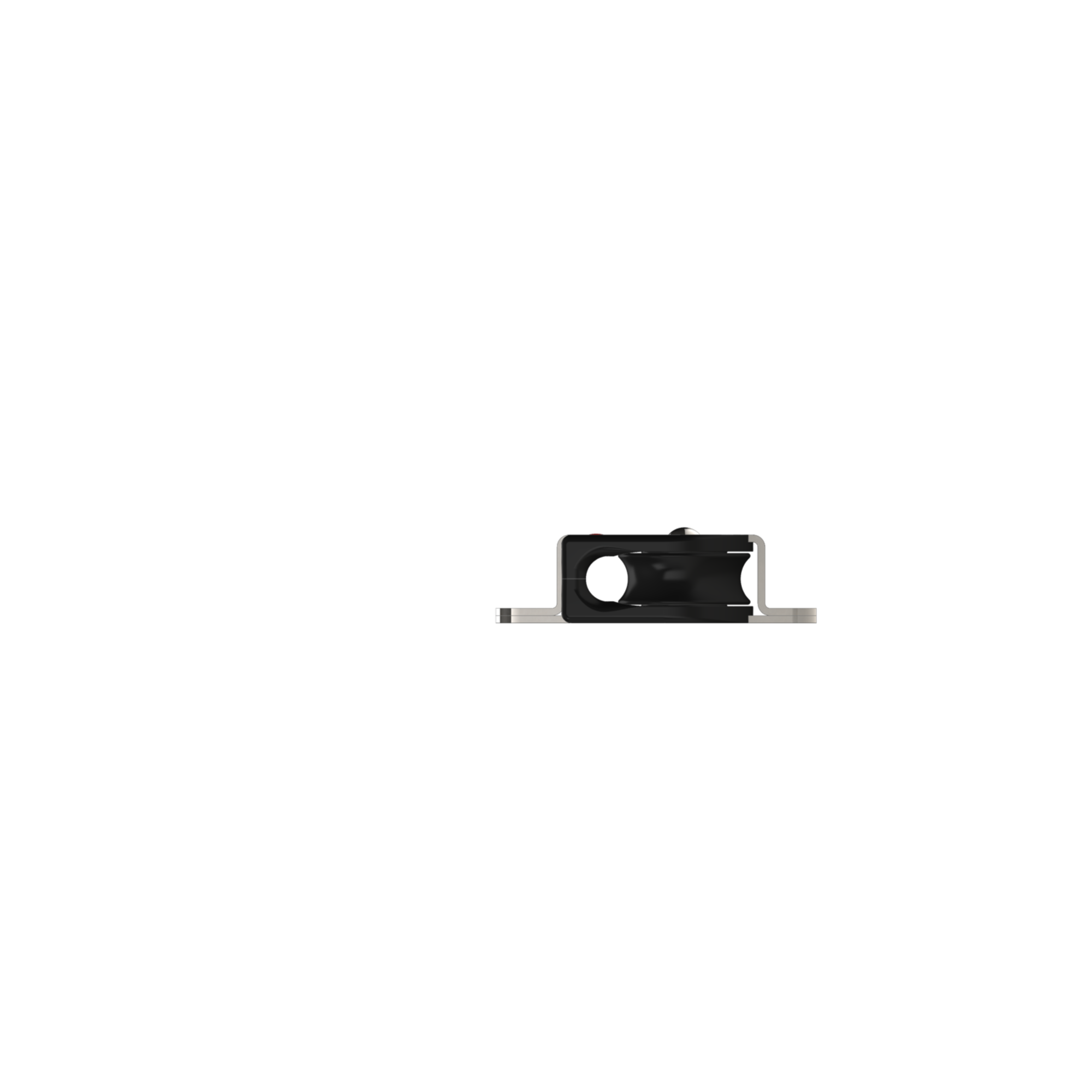 Liegeblock aus der S Serie Kugellager 8 mm 1 Rolle | 3565660055_Vorderansicht01.png