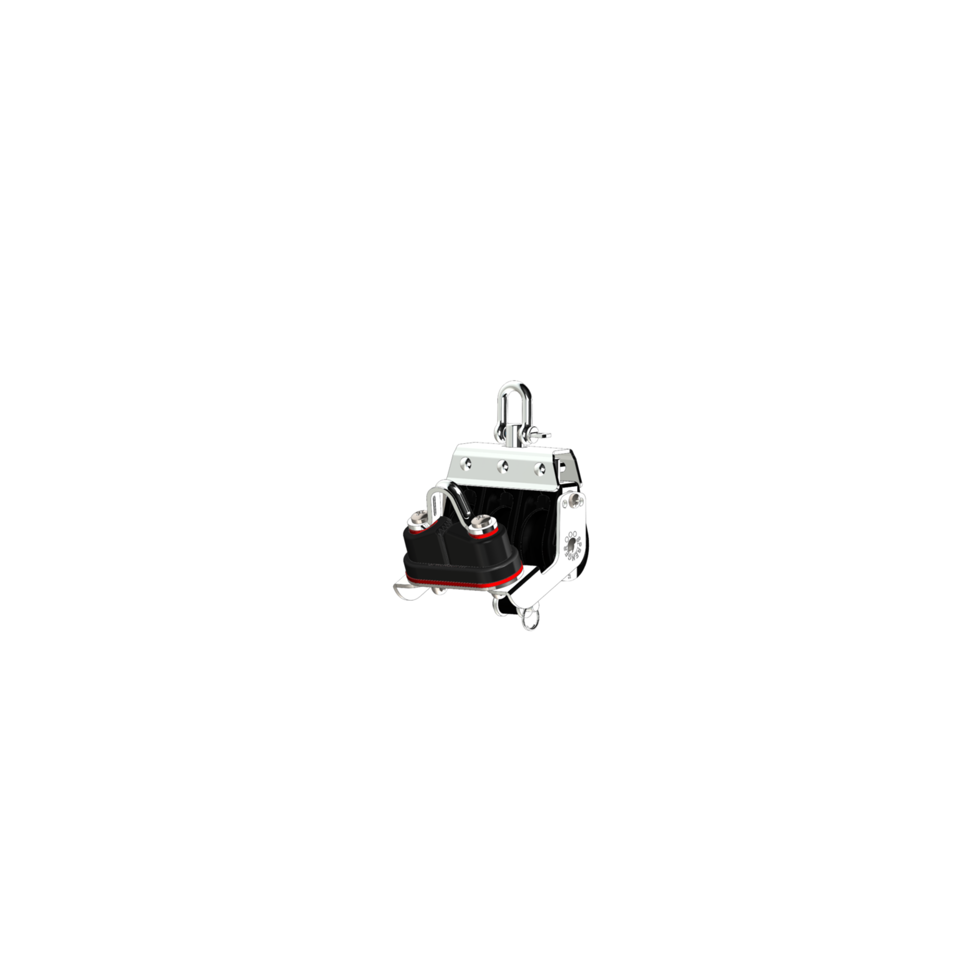 S Block Großschotblock Nadellager 8 mm 3 Rollen Hundsfott Schotklemme Arretierset | 3567149000_Iso01.png