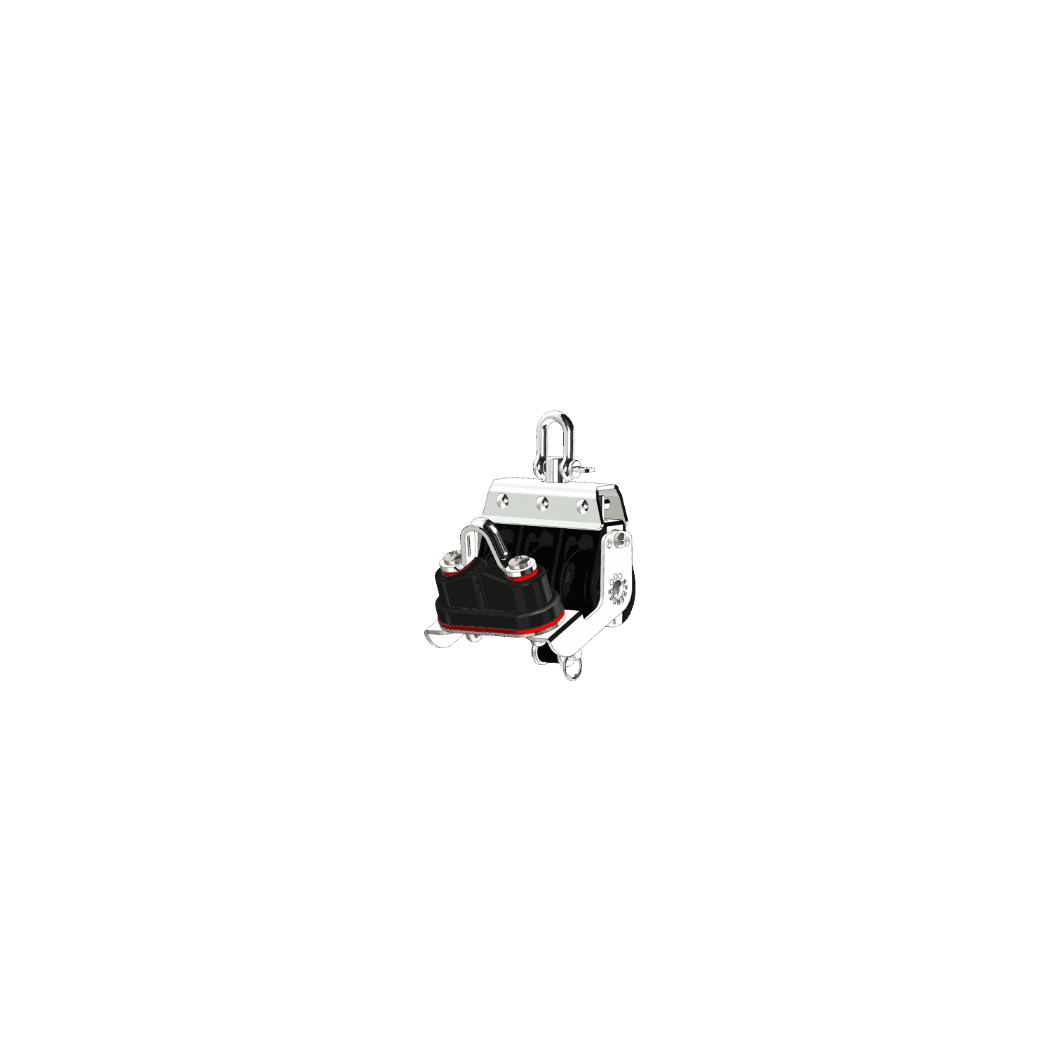 S Block Großschotblock Nadellager 8 mm 3 Rollen Hundsfott Schotklemme Arretierset | 3567149000_Iso01.png | 1731101592