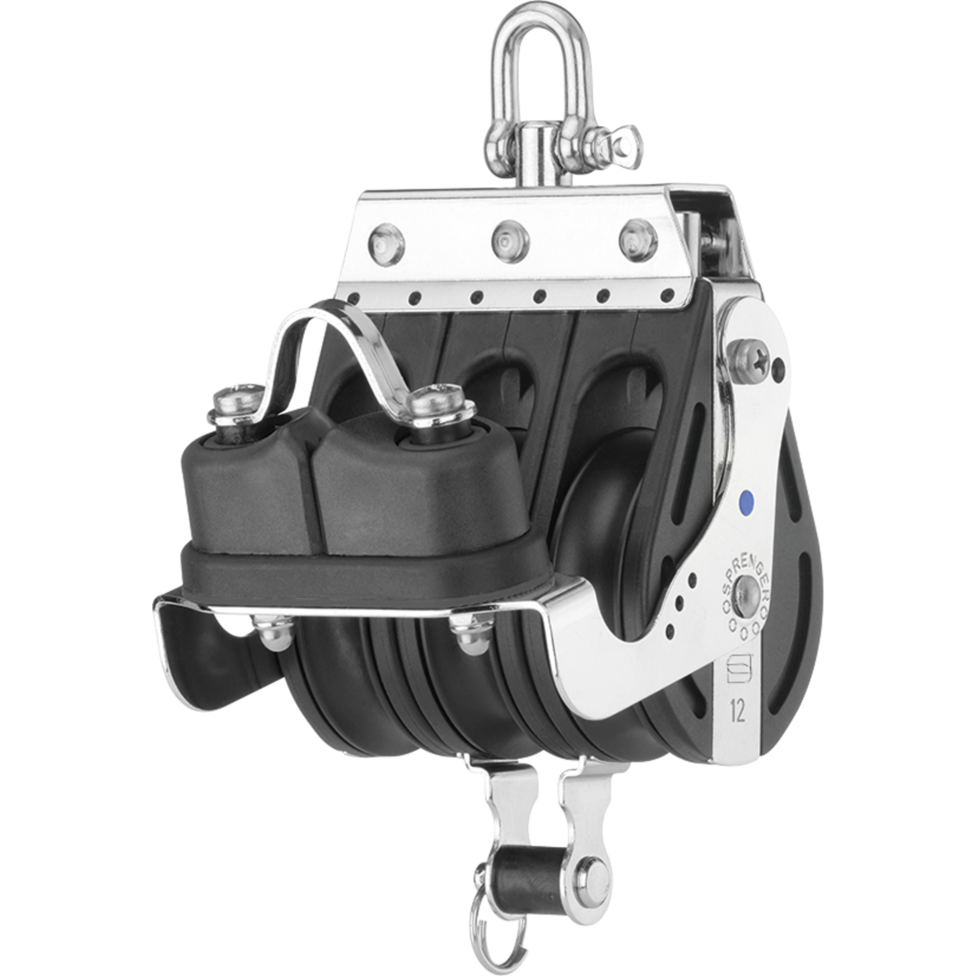 S Block Großschotblock Nadellager 12 mm 2 Rollen Wirbel Hundsfott Schotklemme | 3567149200.png