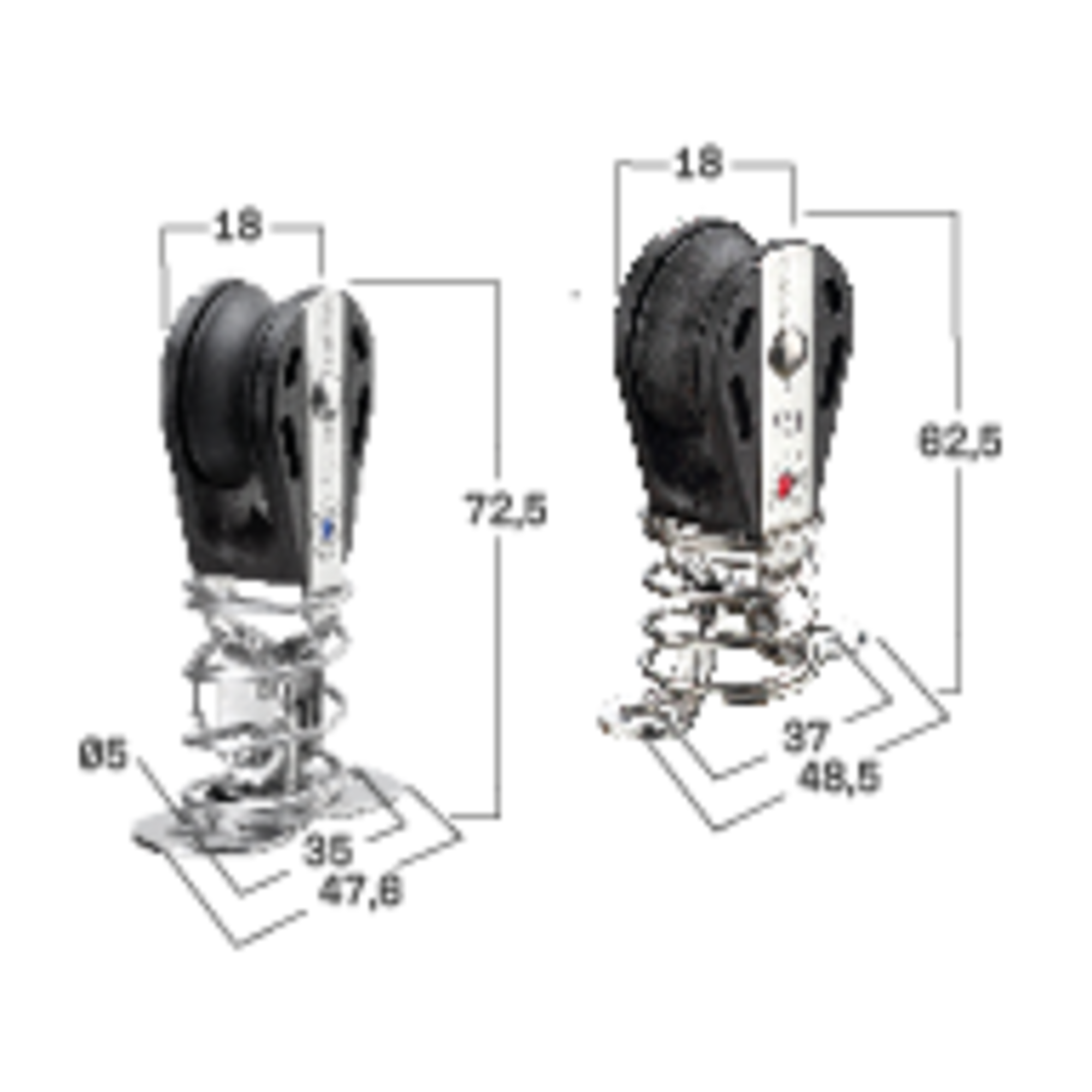 S Block Nadellager 8 mm 1 Rolle Feder Drehplatte | 3568040000_katalogNEU.png