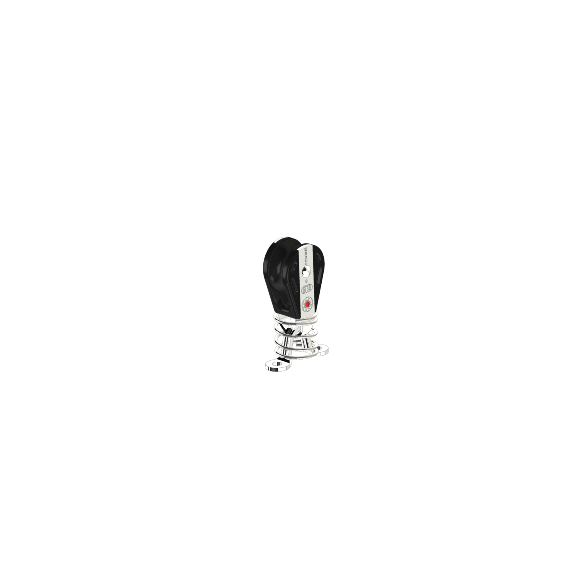 S Block Kugellager 8 mm 1 Rolle Feder Fenderöse | 3568100055_Iso01.png