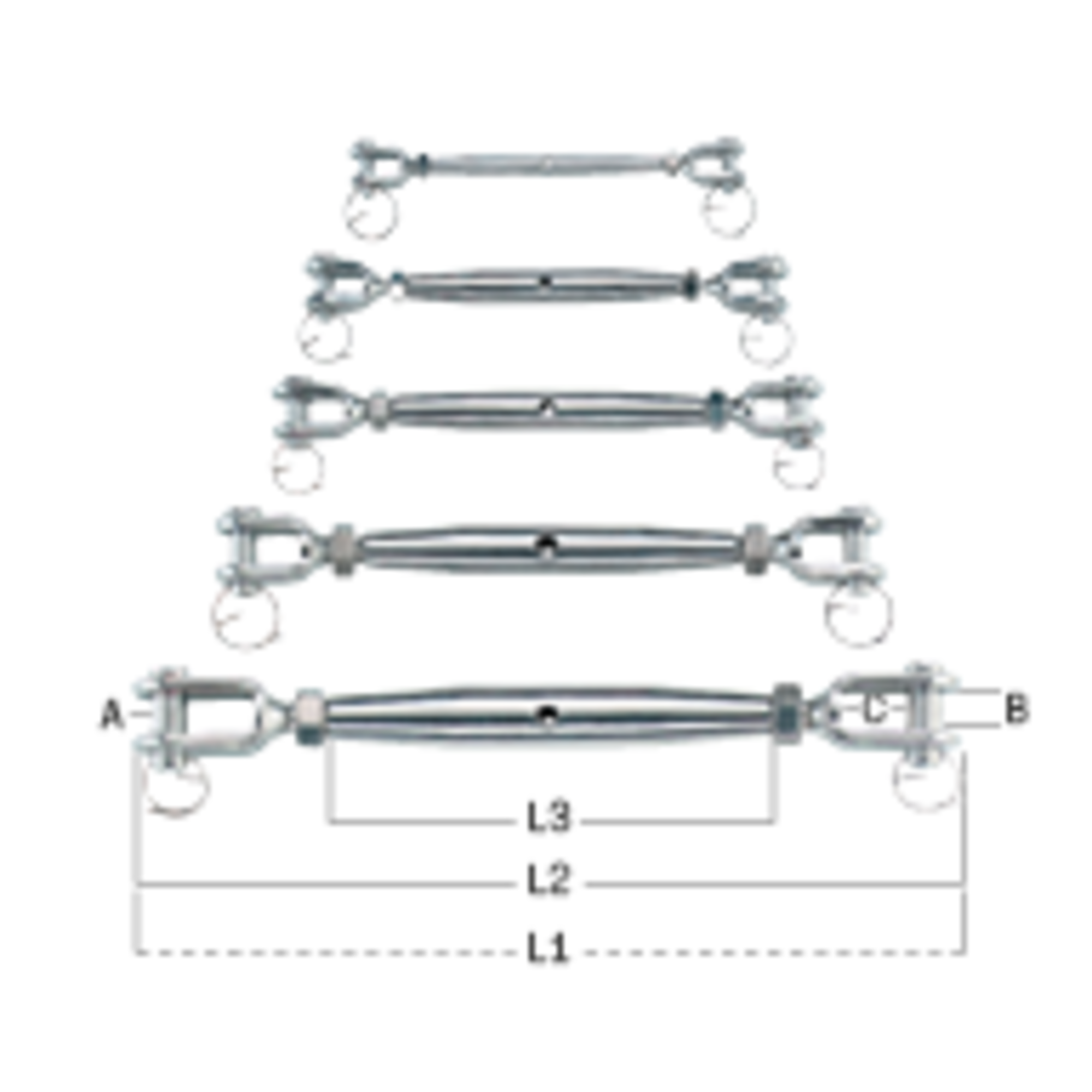Wantenspanner 2 Gabeln Edelstahl Rostfrei | 36445-2.png