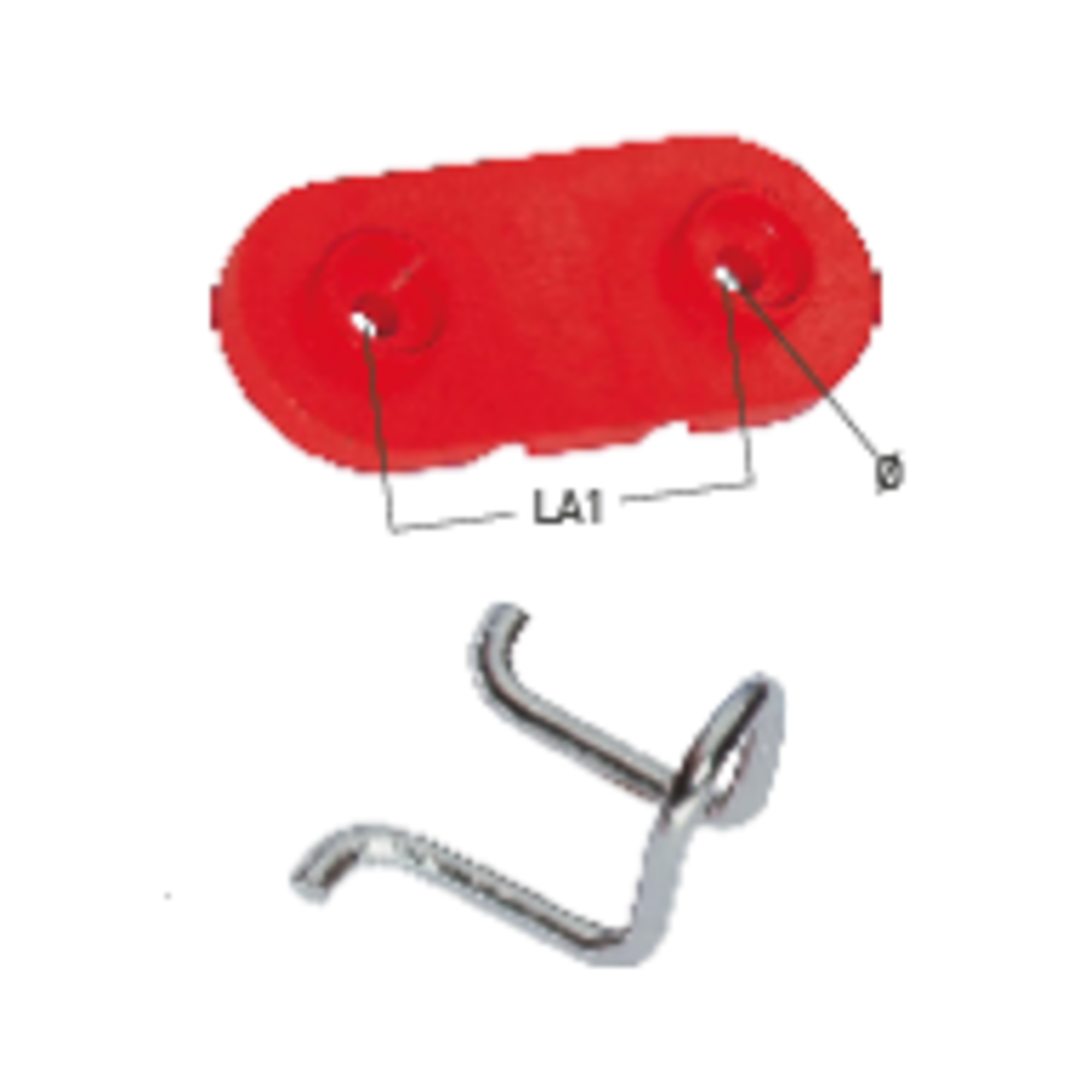 Schotführung für Camlan® Schotklemme 3 6 mm Grundplatte | 3668800863.png