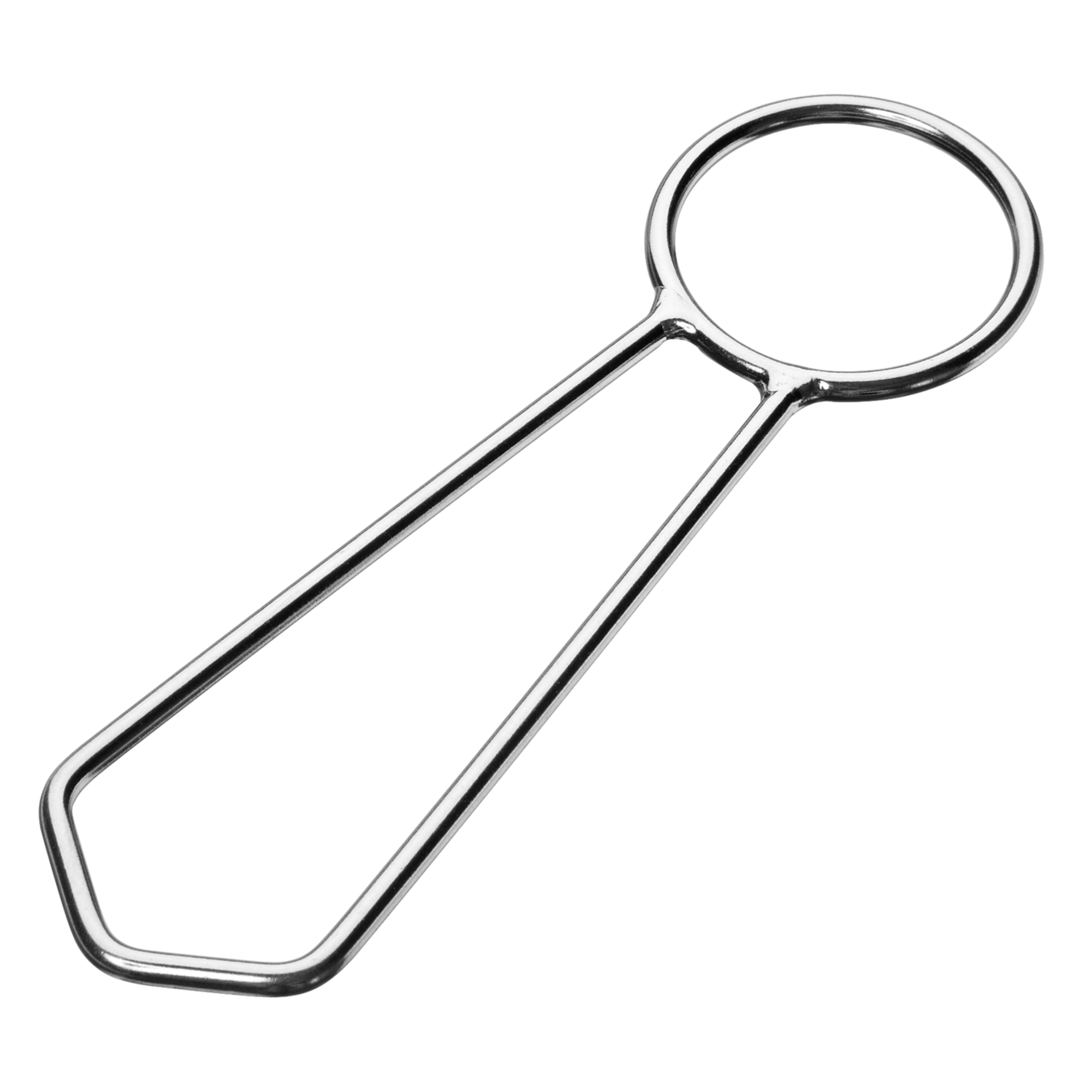 Trapezring Edelstahl rostfrei mit gerade gestelltem Ring | 3807100055.png