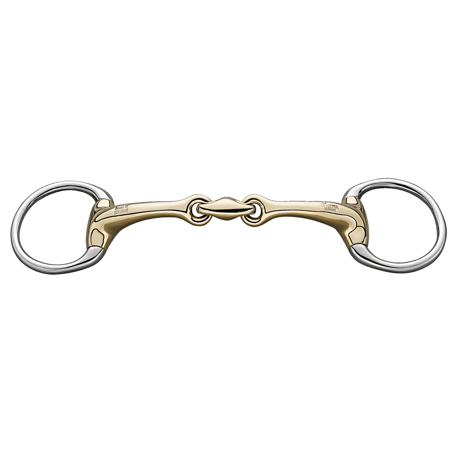 Dynamic RS Olivenkopf Unterlegtrense 14 mm doppelt gebrochen Sensogan | 40248_78.png | 1731064645