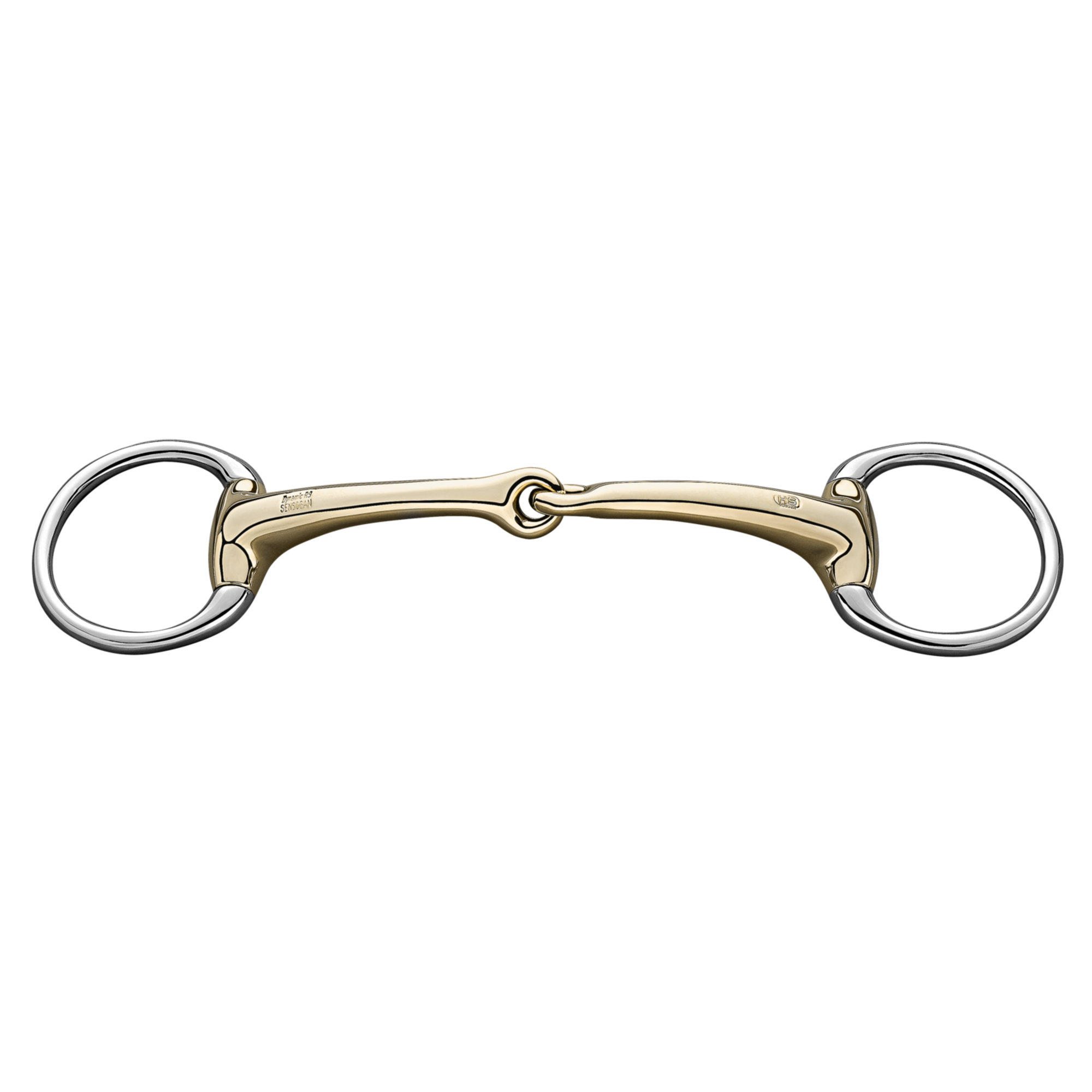 Dynamic RS Olivenkopf Unterlegtrense 14 mm einfach gebrochen Sensogan | 40249_78.png