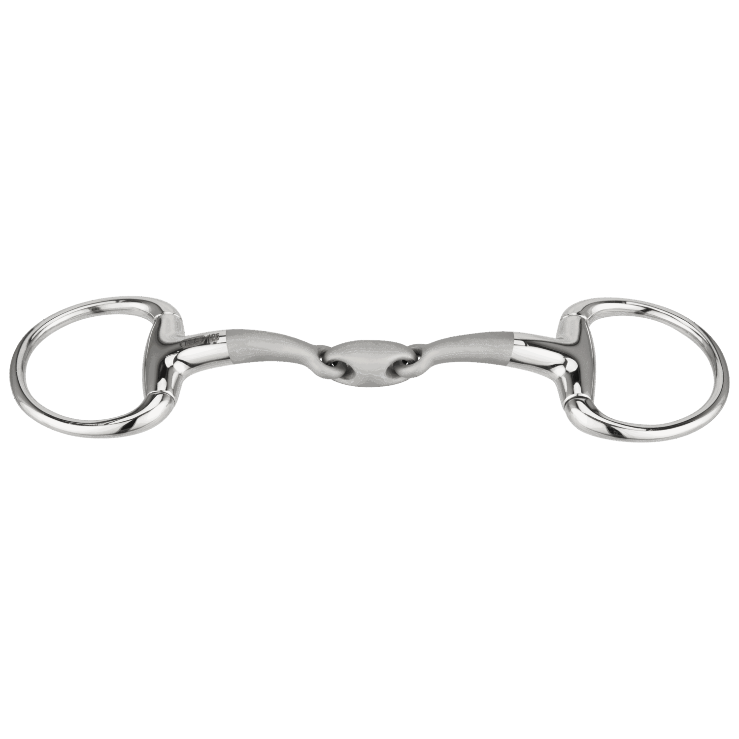 SATINOX Olivenkopf Unterlegtrense 12 mm doppelt gebrochen Edelstahl rostfrei | 40370_56.png