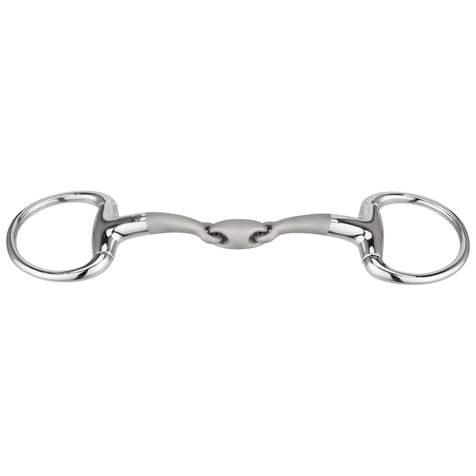 SATINOX Olivenkopf Unterlegtrense 14 mm doppelt gebrochen Edelstahl rostfrei | 40370_56.png