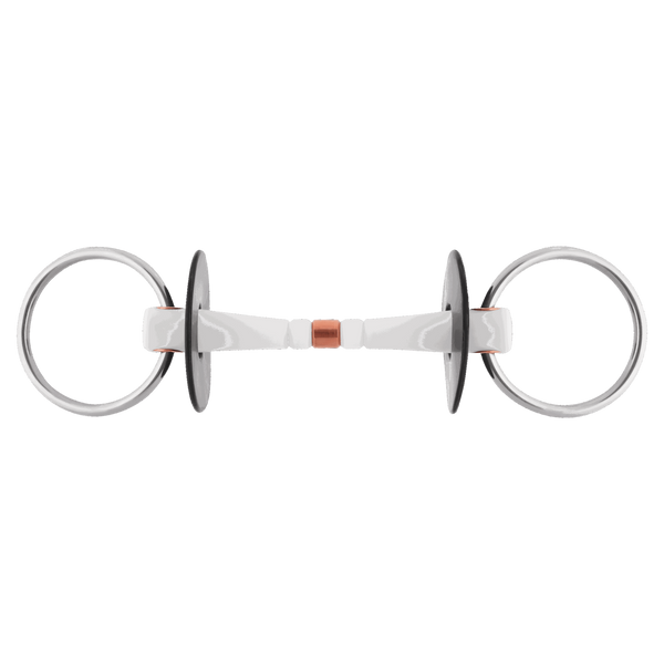 Embouchure De Mors Reinsman Torsadée, Anneau Libre, Fer Doux, 5 Pouces