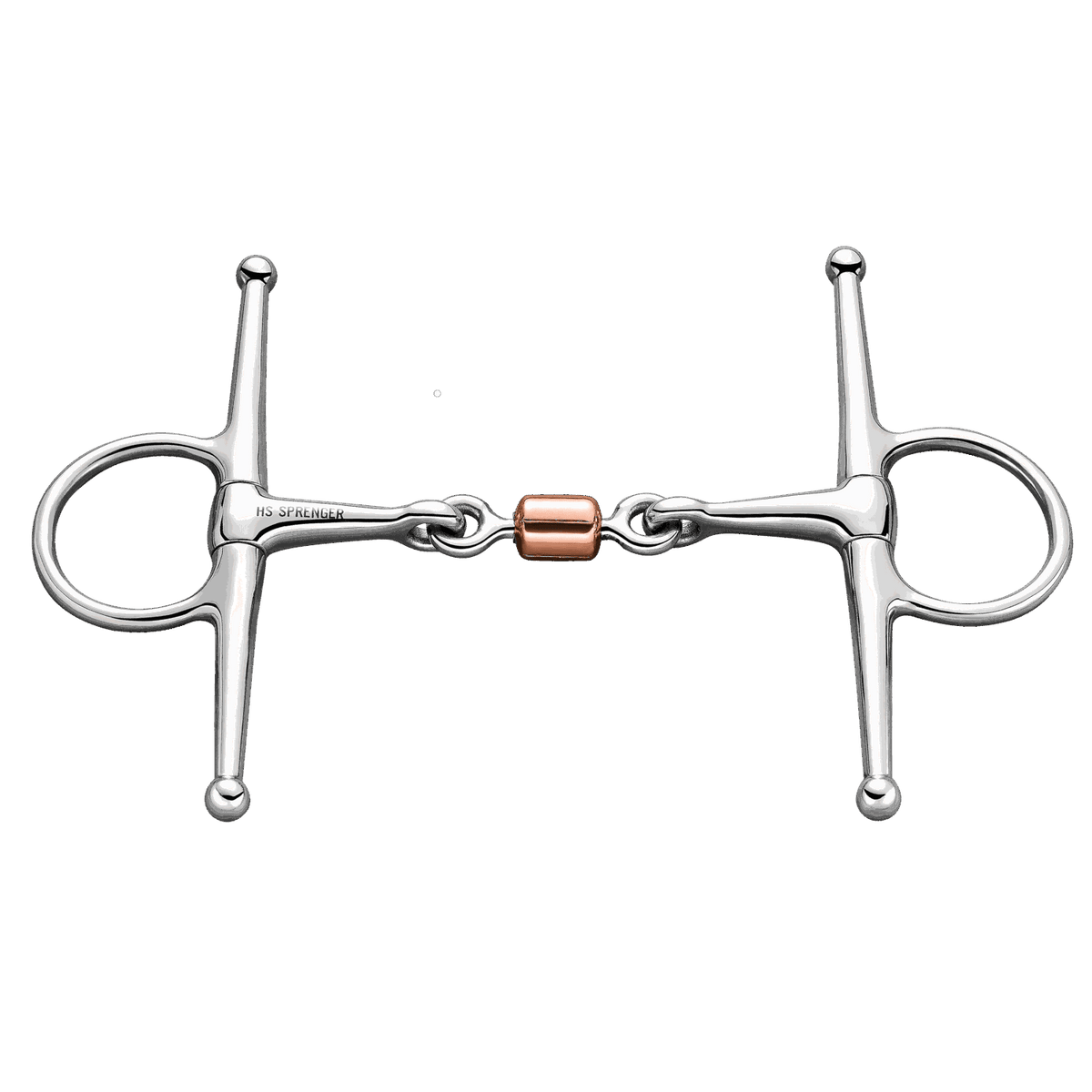 Mors De Filet Showman En Acier Inoxydable - Bouche Tordue Avec Centre Mors De Filet Showman En Acier Inoxydable - Bouche Tordue Avec Centre