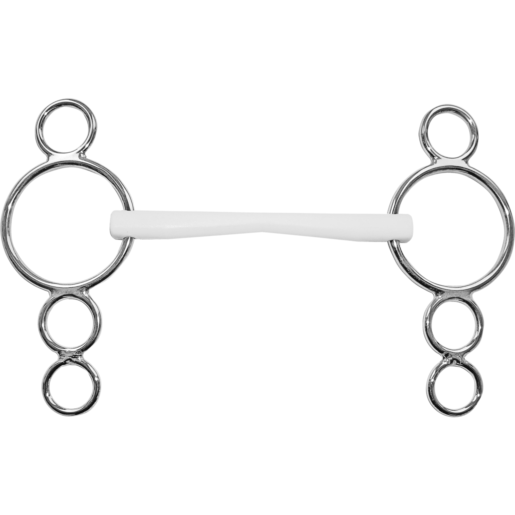 Duo Springkandare "Wien" 16 mm Seitenteil mit 2 Ringen unten Kunststoff weiß | 41303_00.png