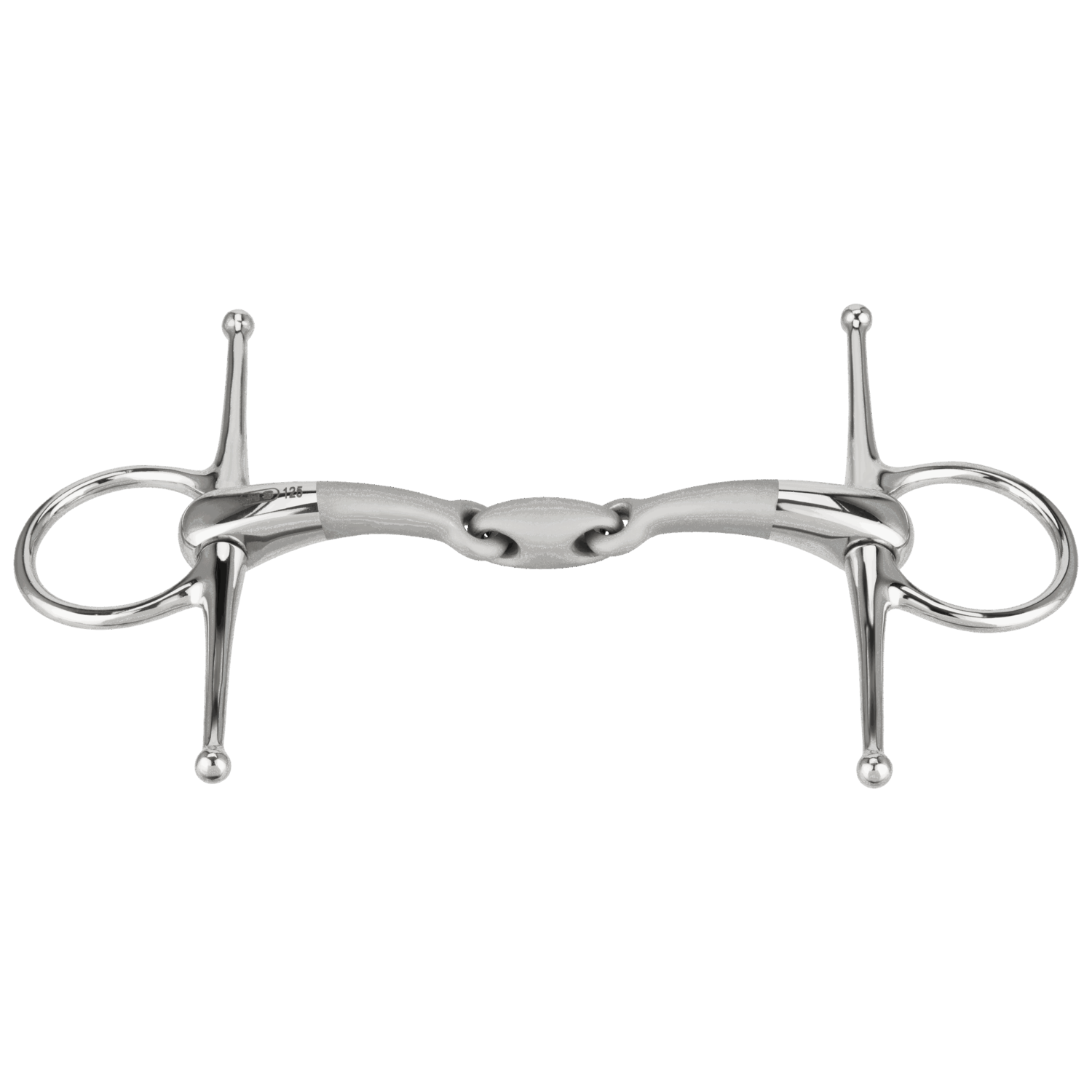 SATINOX Schenkeltrense 14 mm doppelt gebrochen Edelstahl rostfrei | 41904_56.png | 1731065545
