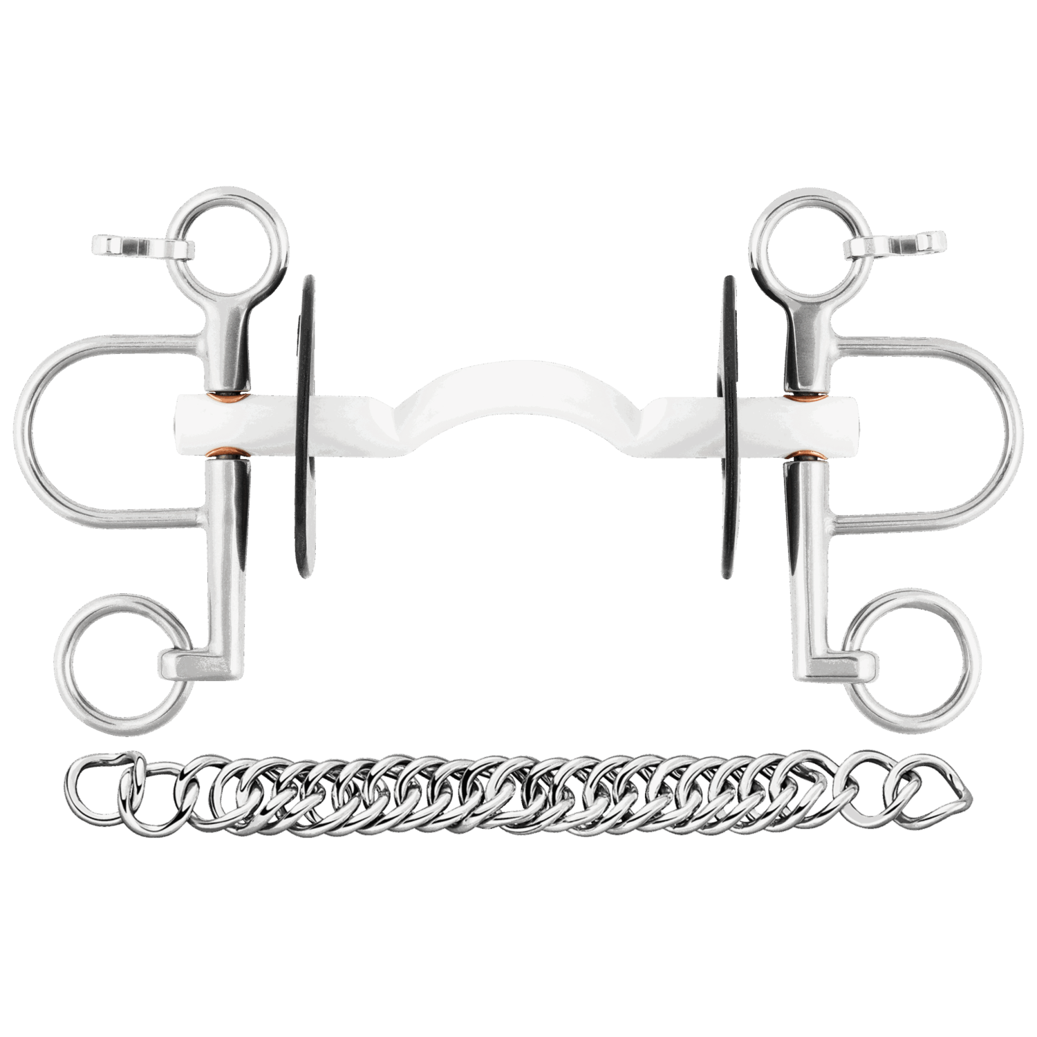 Nathe Pelham 15 mm mit harter Stange Zungenfreiheit und kurzen Anzügen | 42075_00.png | 1753426821